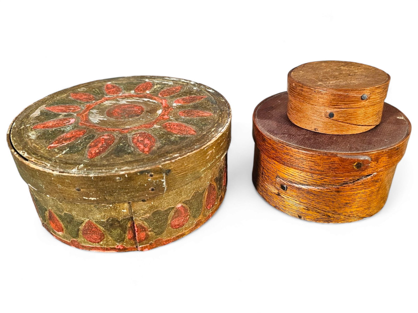 Lot of 3 Early Miniature Shaker Boxes (1 of 20)