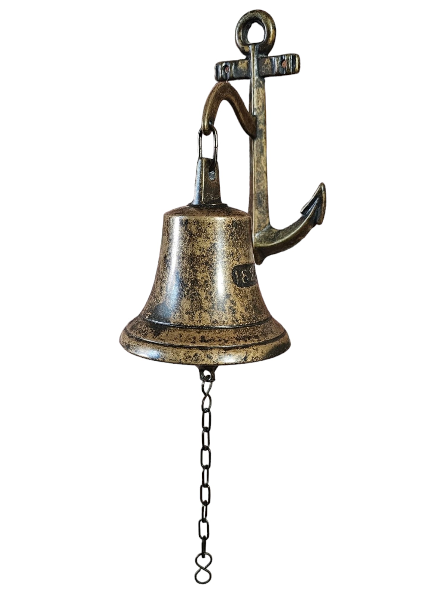 Wall Mounted Brass Anchor Ship Bell (1 of 12)