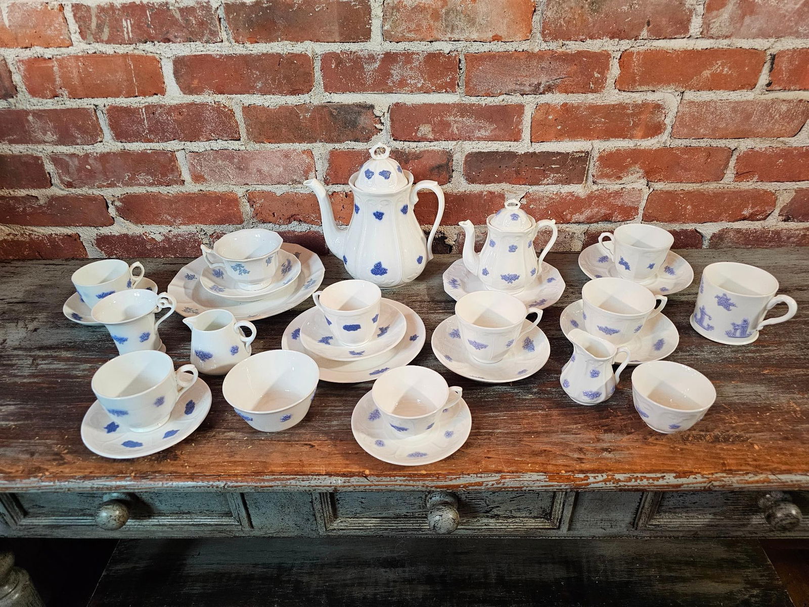 Grouping of Adderley's Blue & White China (1 of 16)