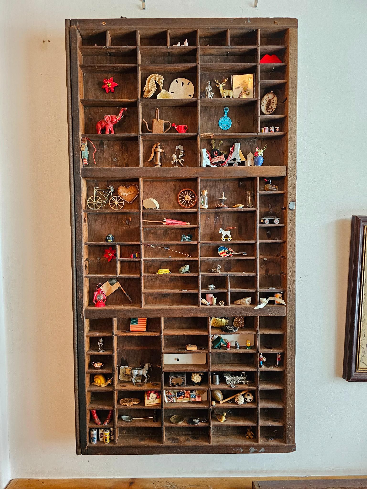 Antique Printer Tray with Miniatures (1 of 7)