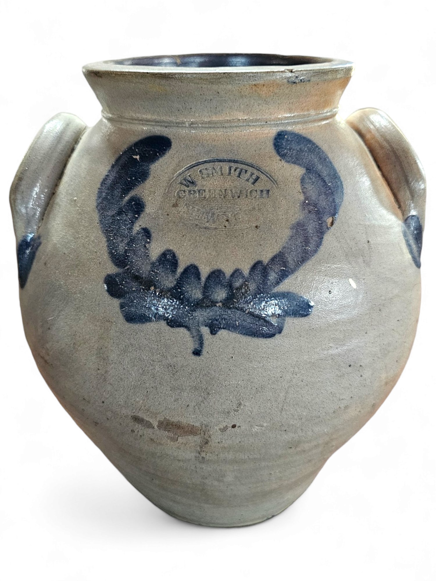 W. Smith Greenwich New York Stoneware Crock (1 of 14)