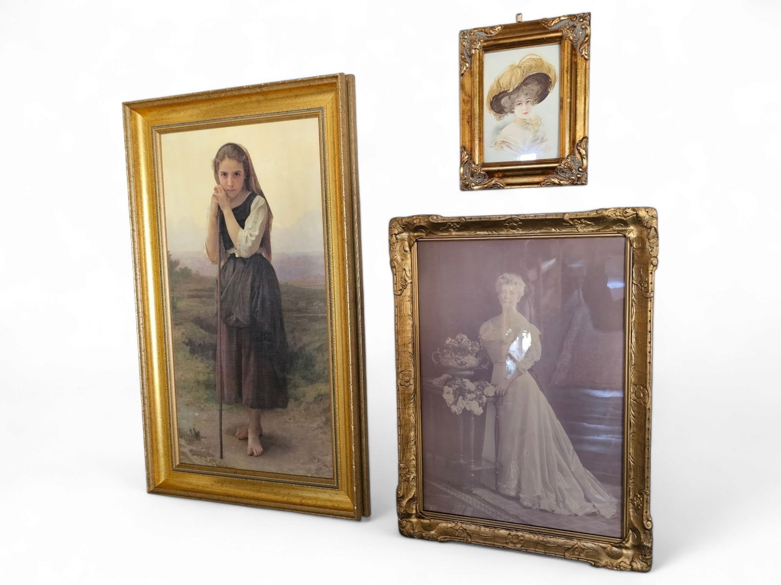 Lot of 3 Framed Victorian Prints (1 of 5)