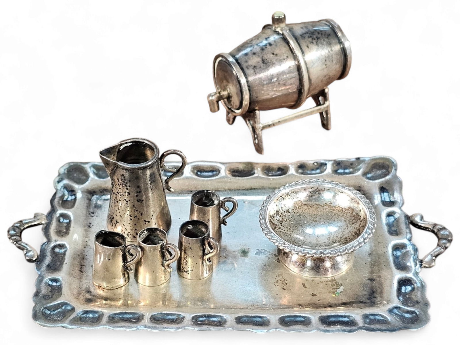 Estate Lot of Sterling Silver Miniature Objects (1 of 12)