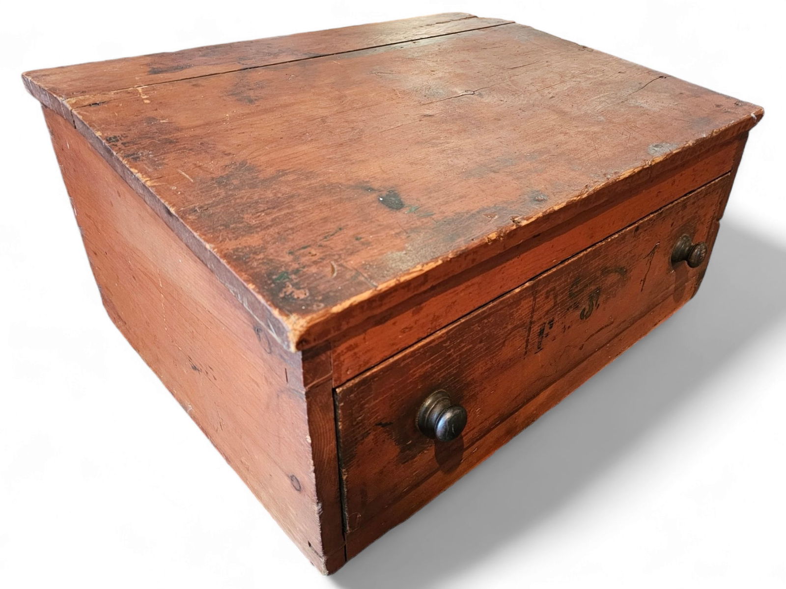 Early Single Drawer Desk Top (1 of 10)