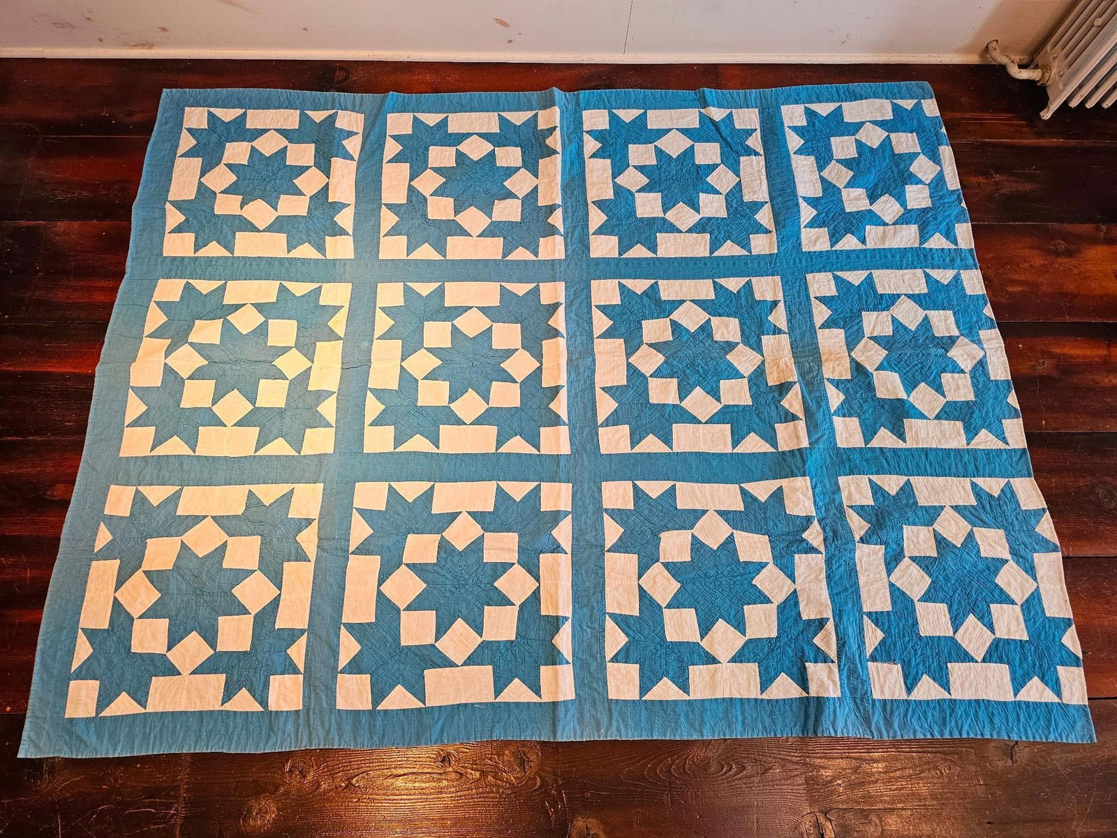 Estate Found Vintage Handmade Quilt - Lot 1 (1 of 7)