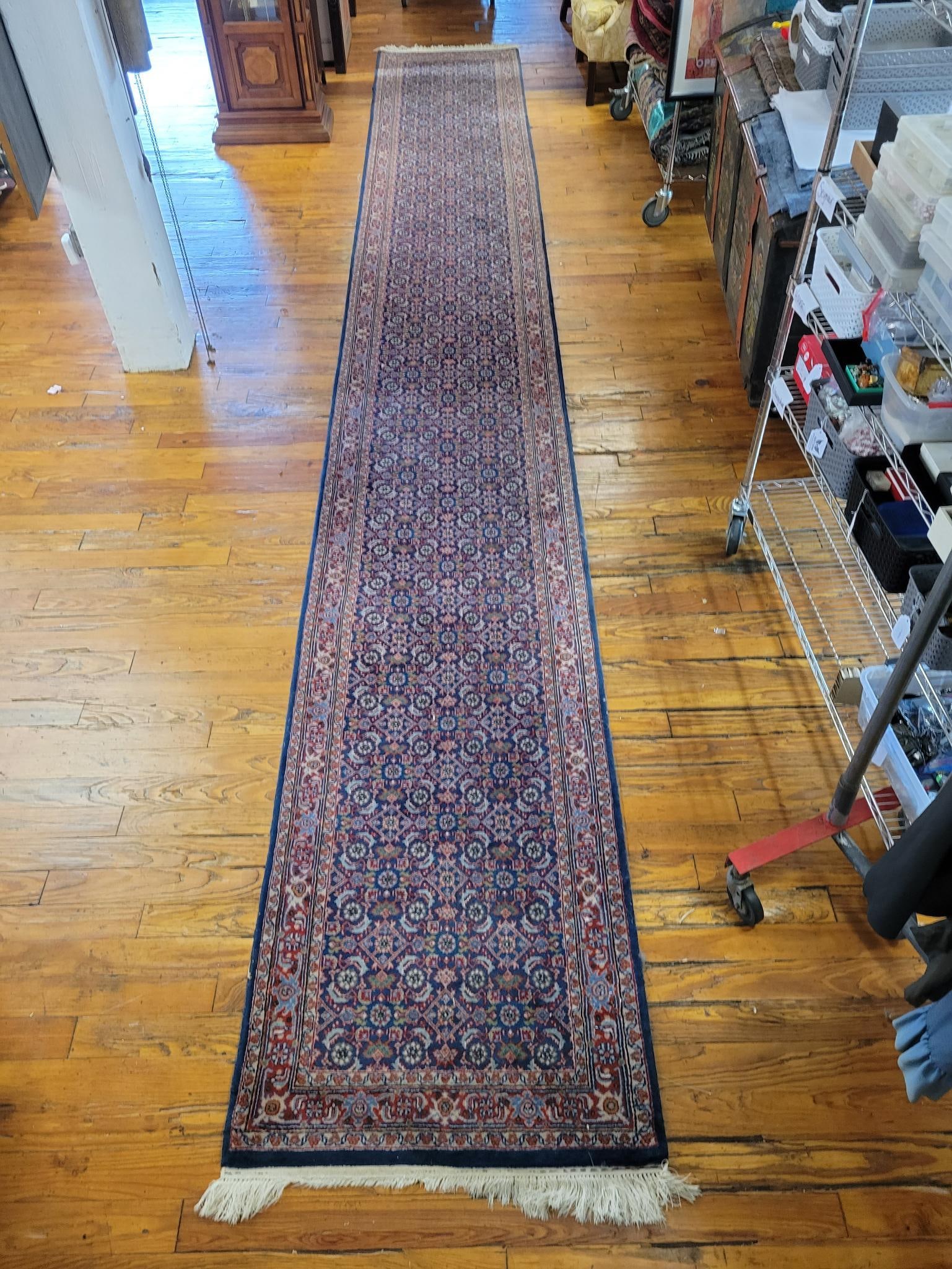 Large Wool Runner Area Rug - 19' x 2' (1 of 18)