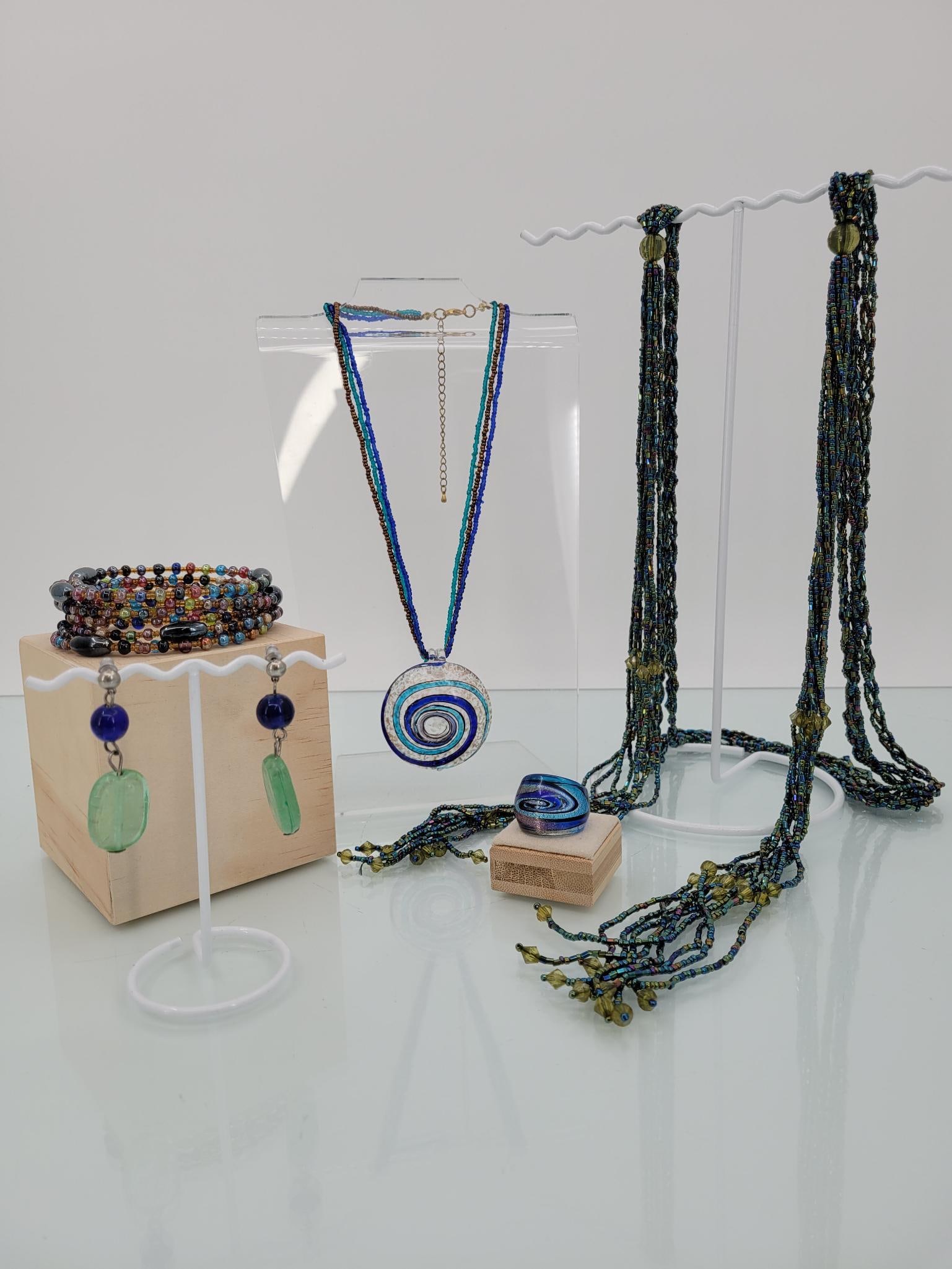 Royal Jewel Toned Glass Beaded Jewelry (1 of 12)