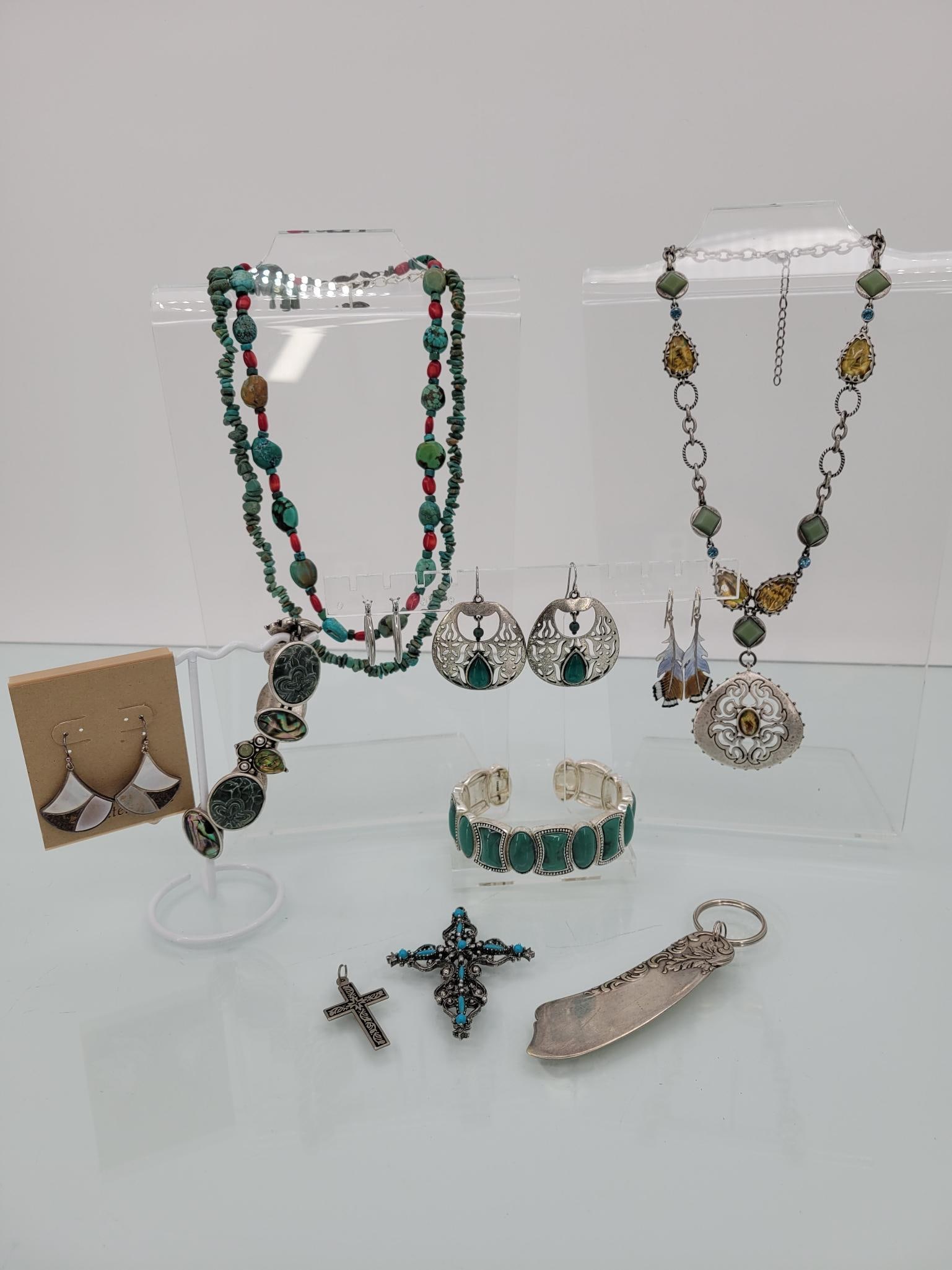 Vintage Turquoise Boho Jewelry Lot (1 of 14)