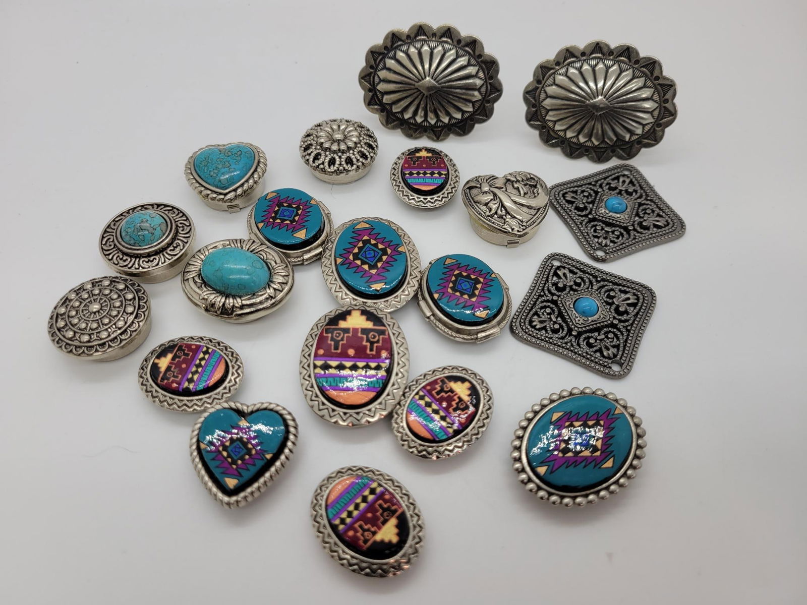 Assorted Southwestern Button Covers (1 of 3)