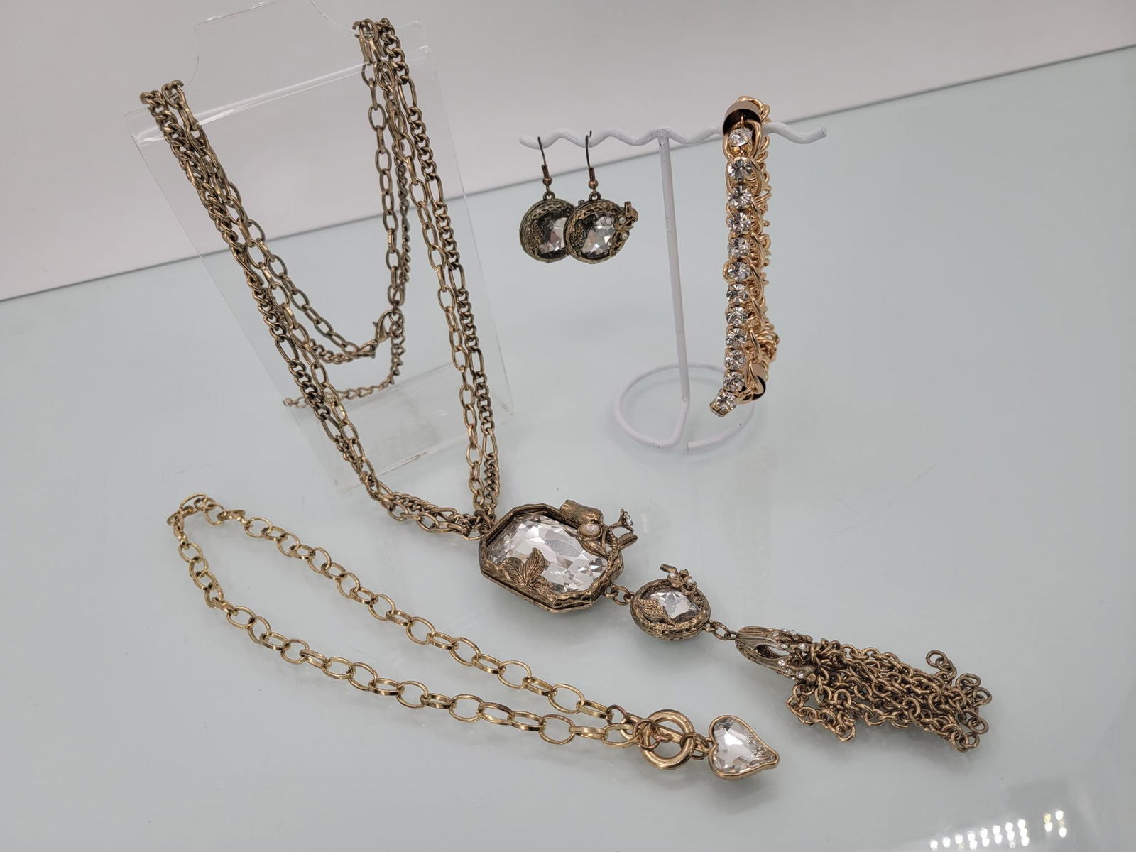 Huge Stones In Gold Tones (1 of 8)