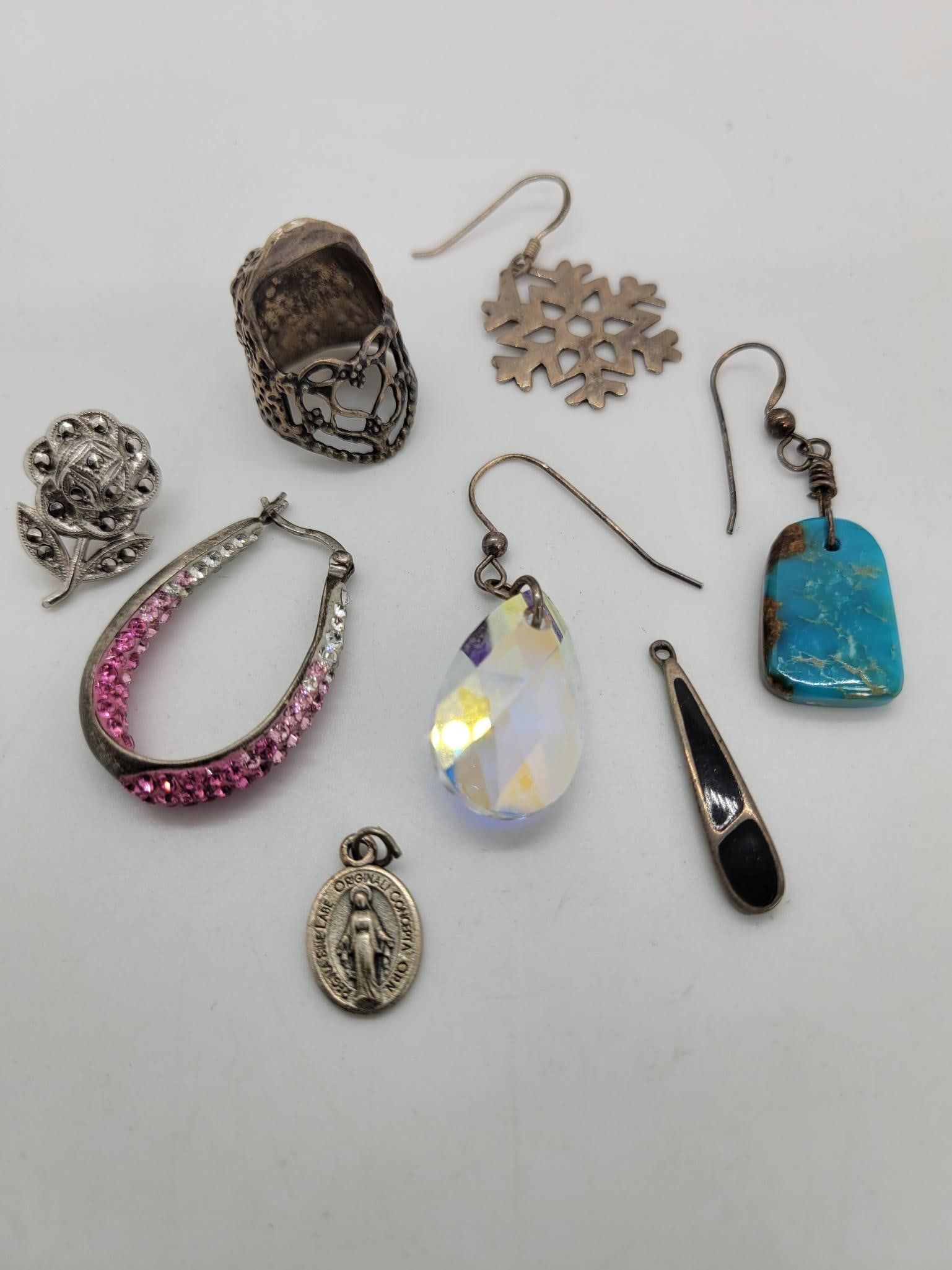 18.7g Of Silver Scrap Jewelry (1 of 7)