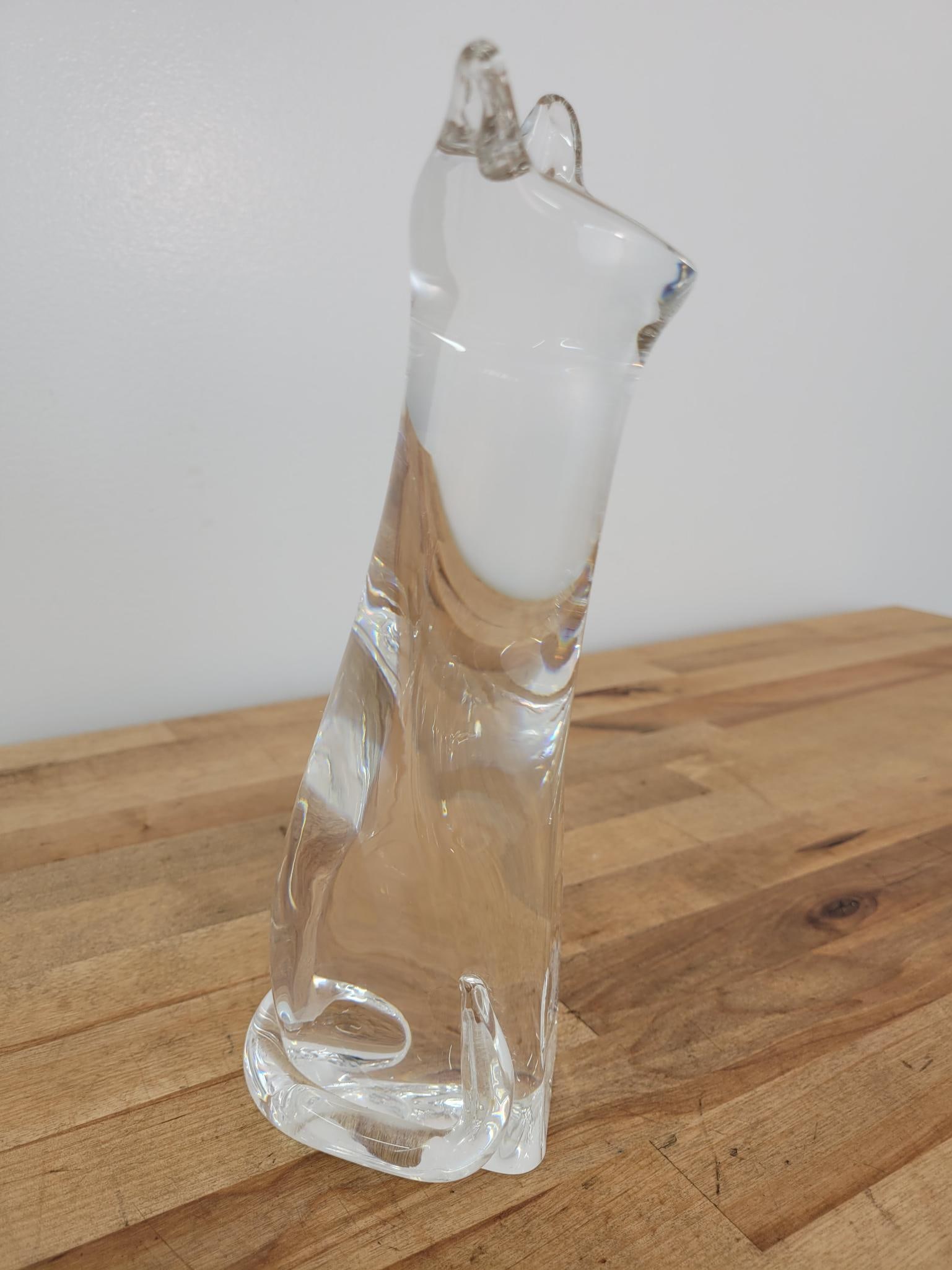 Steuben Crystal Cat Figurine (1 of 12)