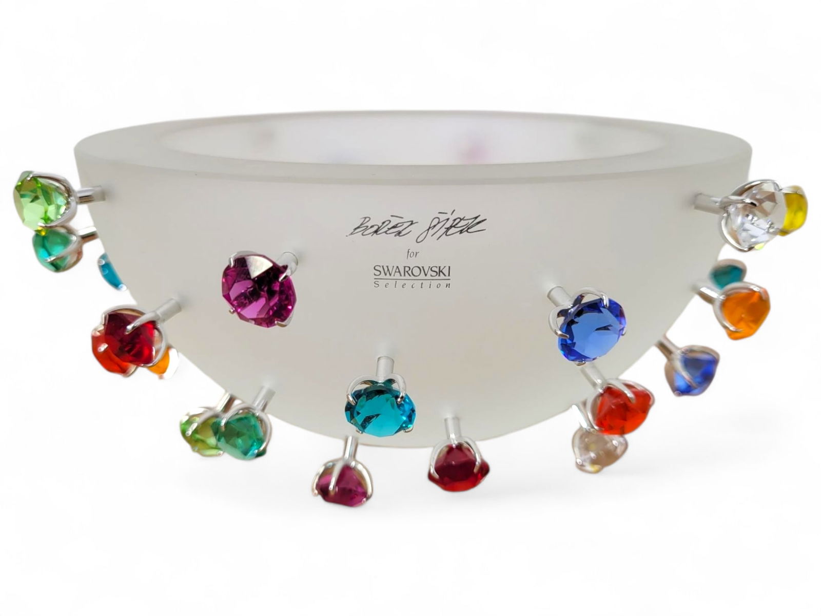 Swarovski Apollo Crystal-Embellished Frosted Bowl (1 of 11)