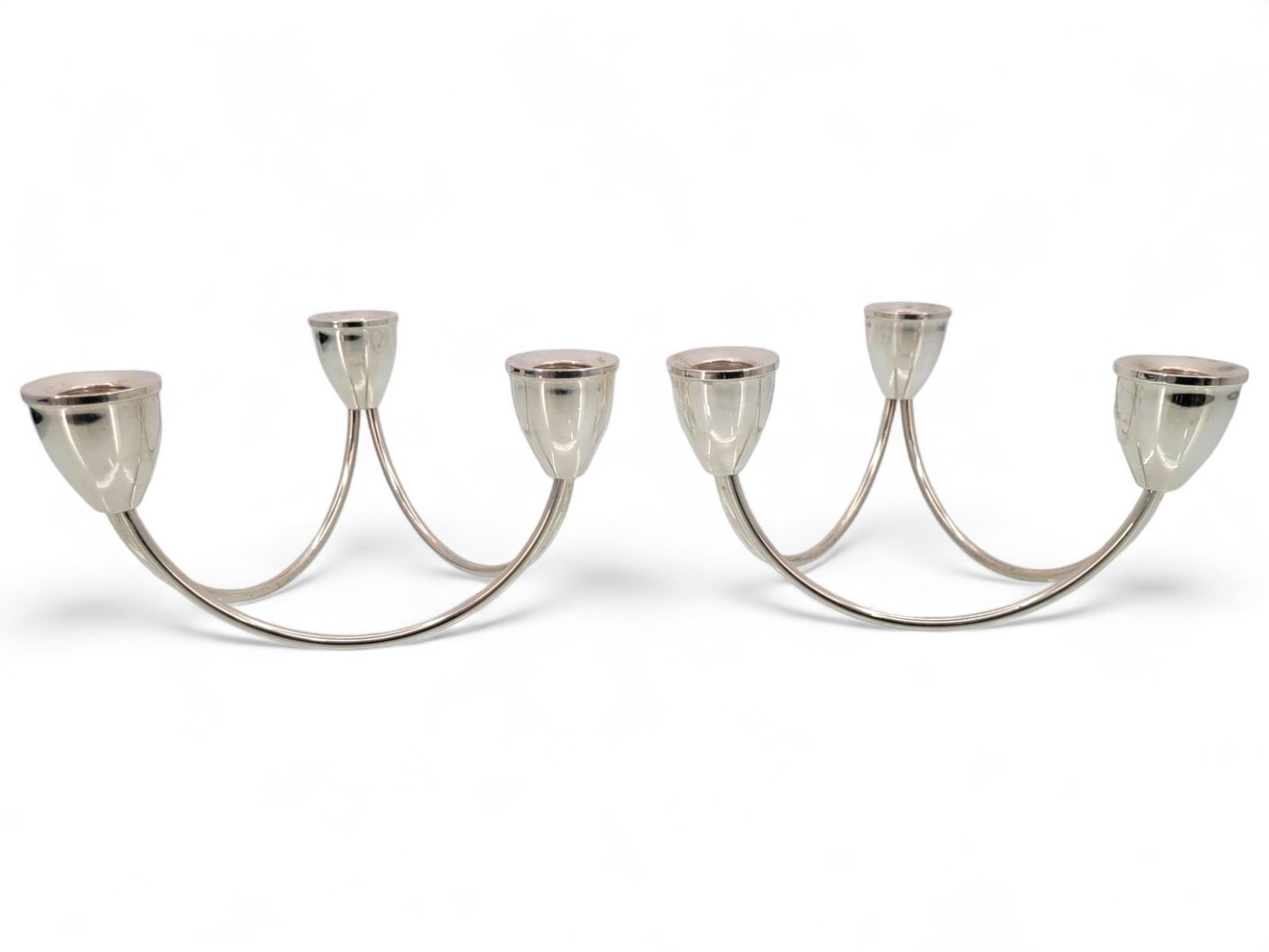 Pair of Sterling Silver Candelabras (1 of 10)