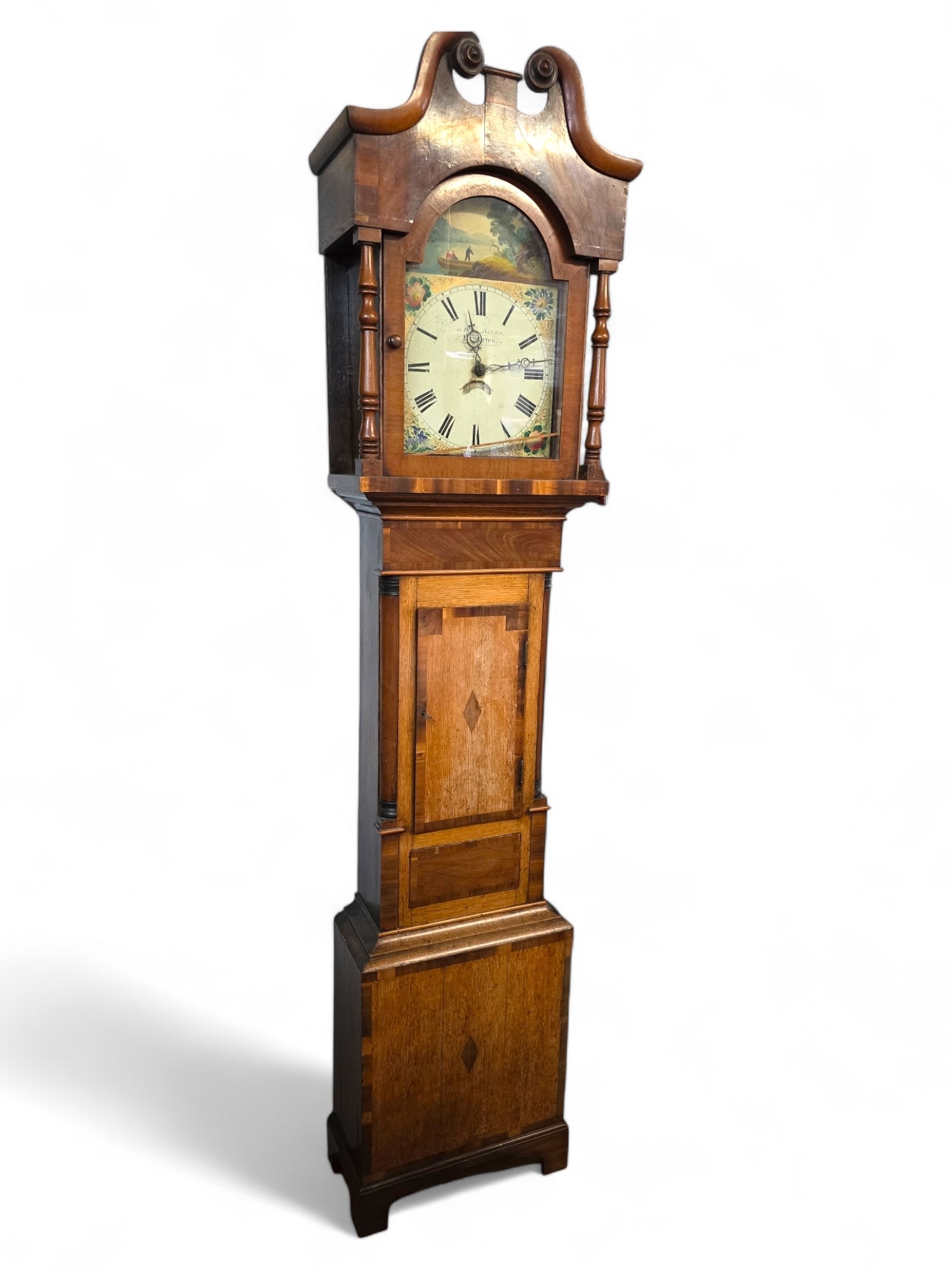 Mid-19th C. English Tall Case Clock (1 of 11)