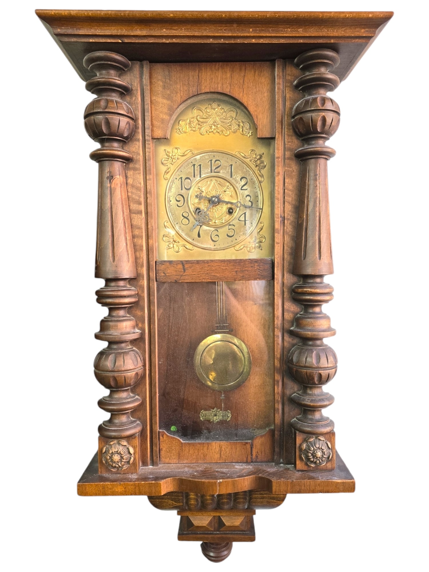 Antique German German Wall Clock (1 of 8)