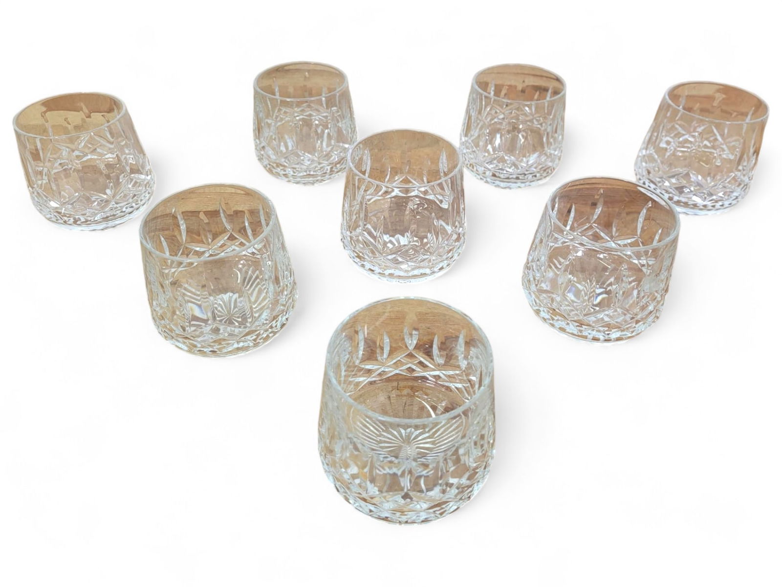 Set of Eight Waterford Lismore Roly Poly Glasses (1 of 12)