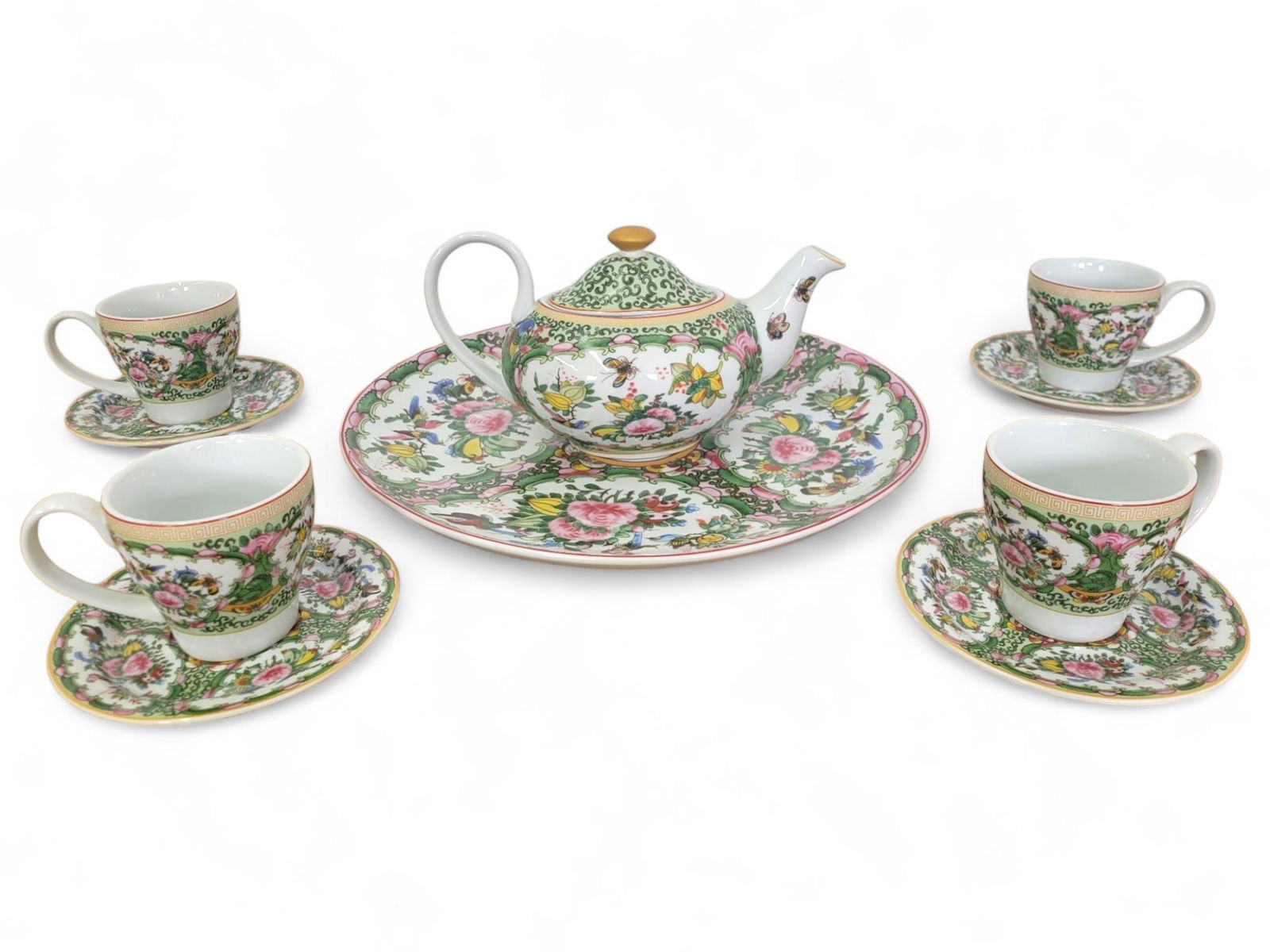 Williams Sonoma Famille Rose Tea Set (1 of 13)