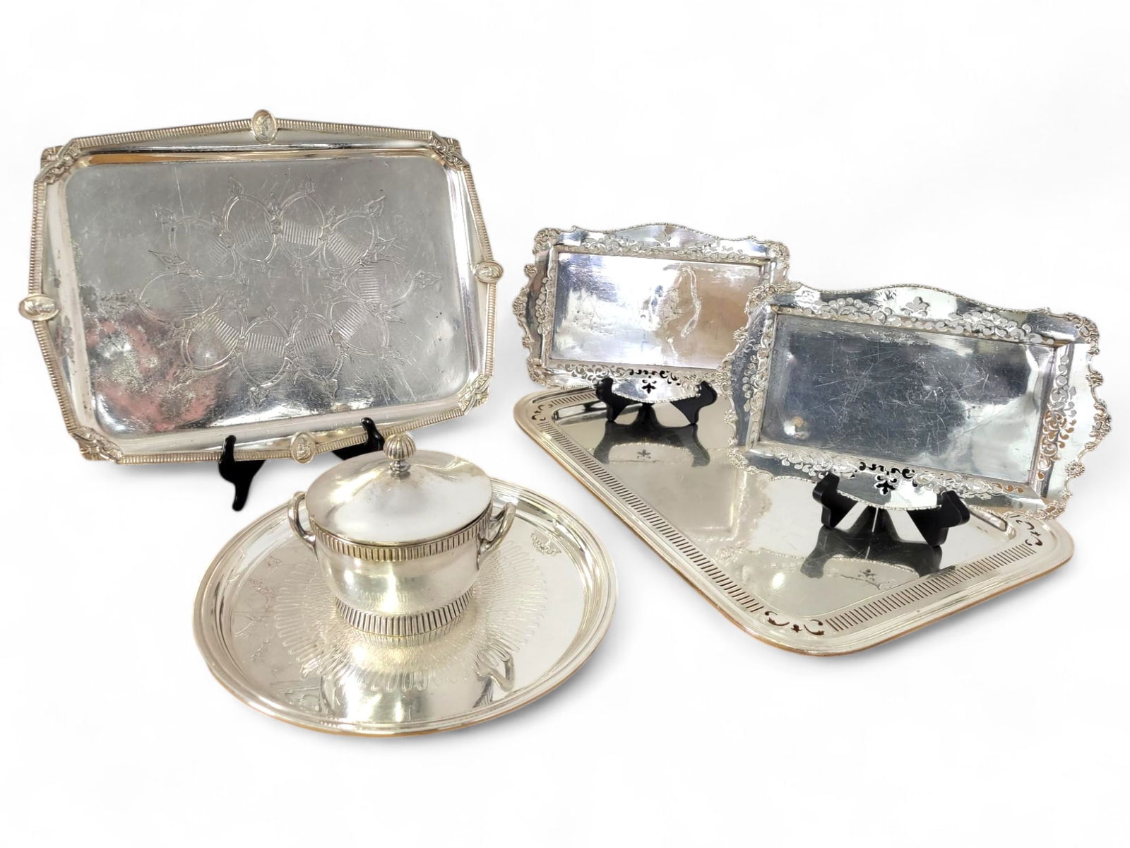 Assorted Silver-Plated Serving Pieces (1 of 17)