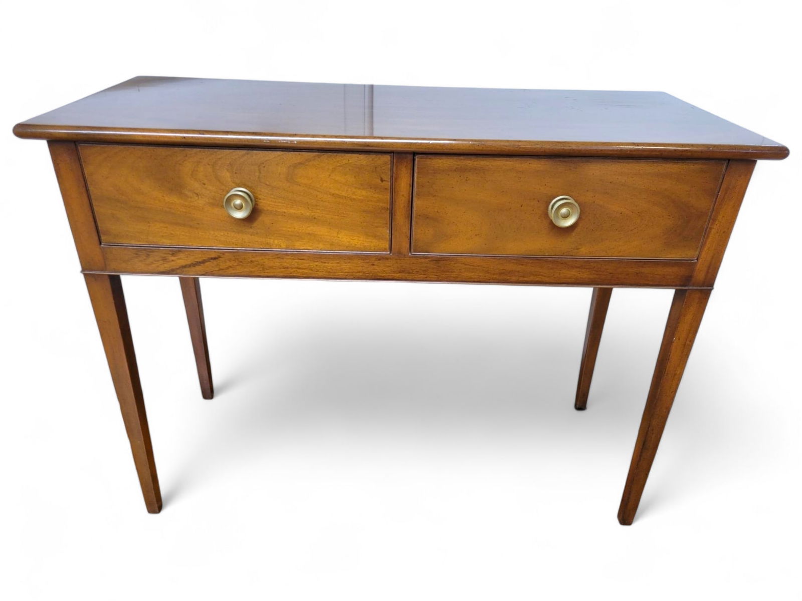 Wooden Side Table with Two Drawers (1 of 11)