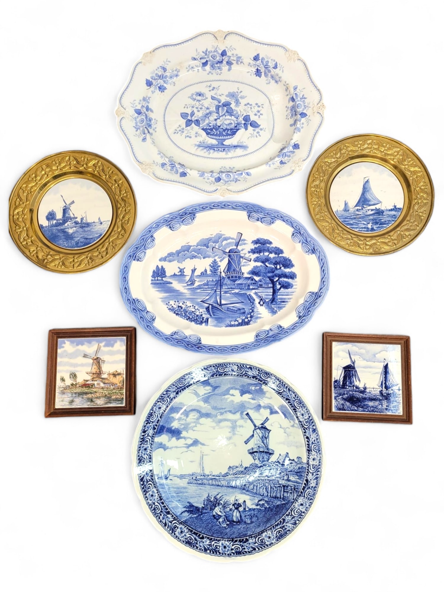 Lot of Assorted Delft Blue Ceramics - Lot 3 (1 of 13)