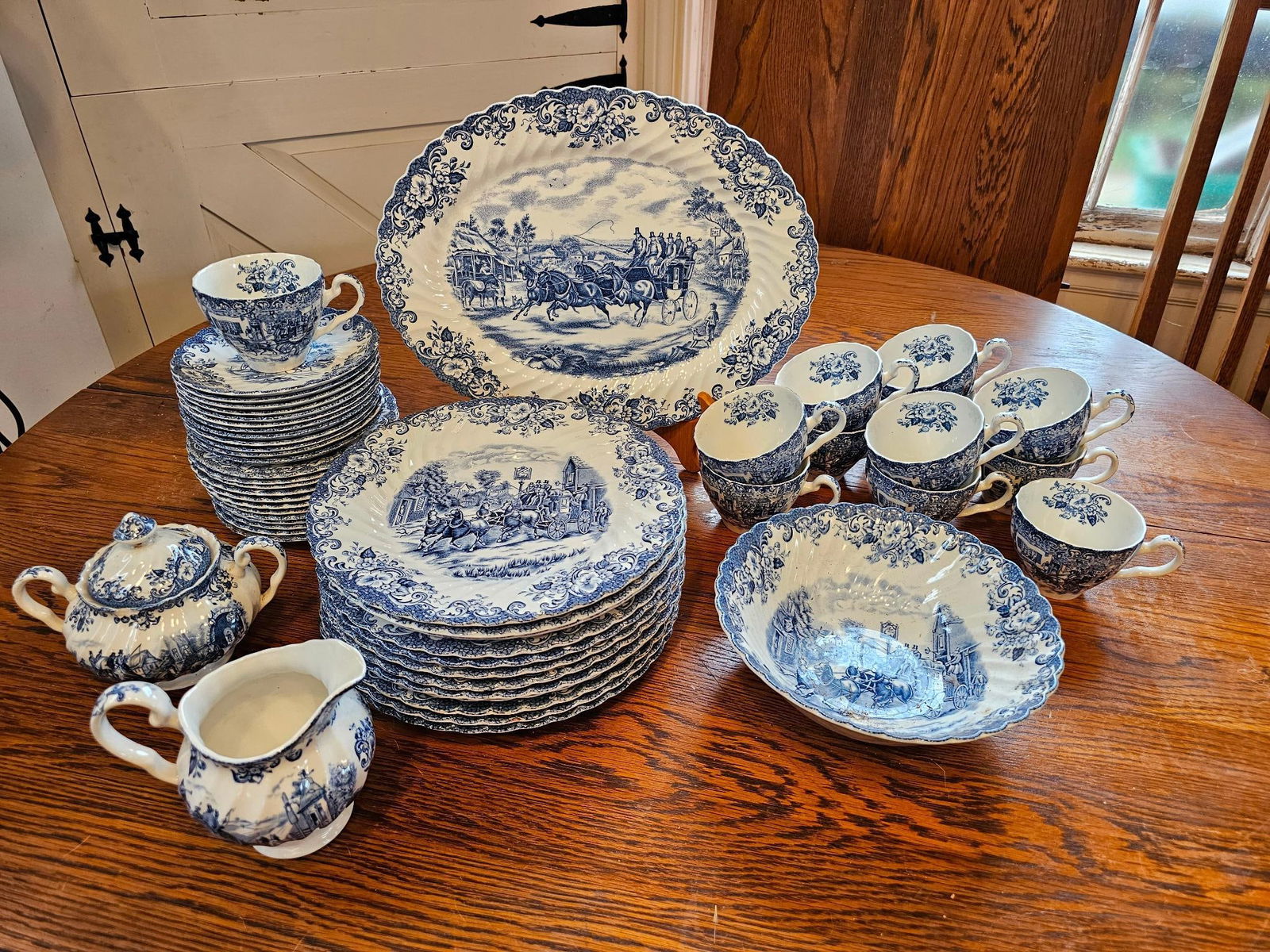 471) ジョンソンブラザーズの「Coaching scenes」4枚セット 471) ジョンソンブラザーズの「Coaching scenes」4枚セット