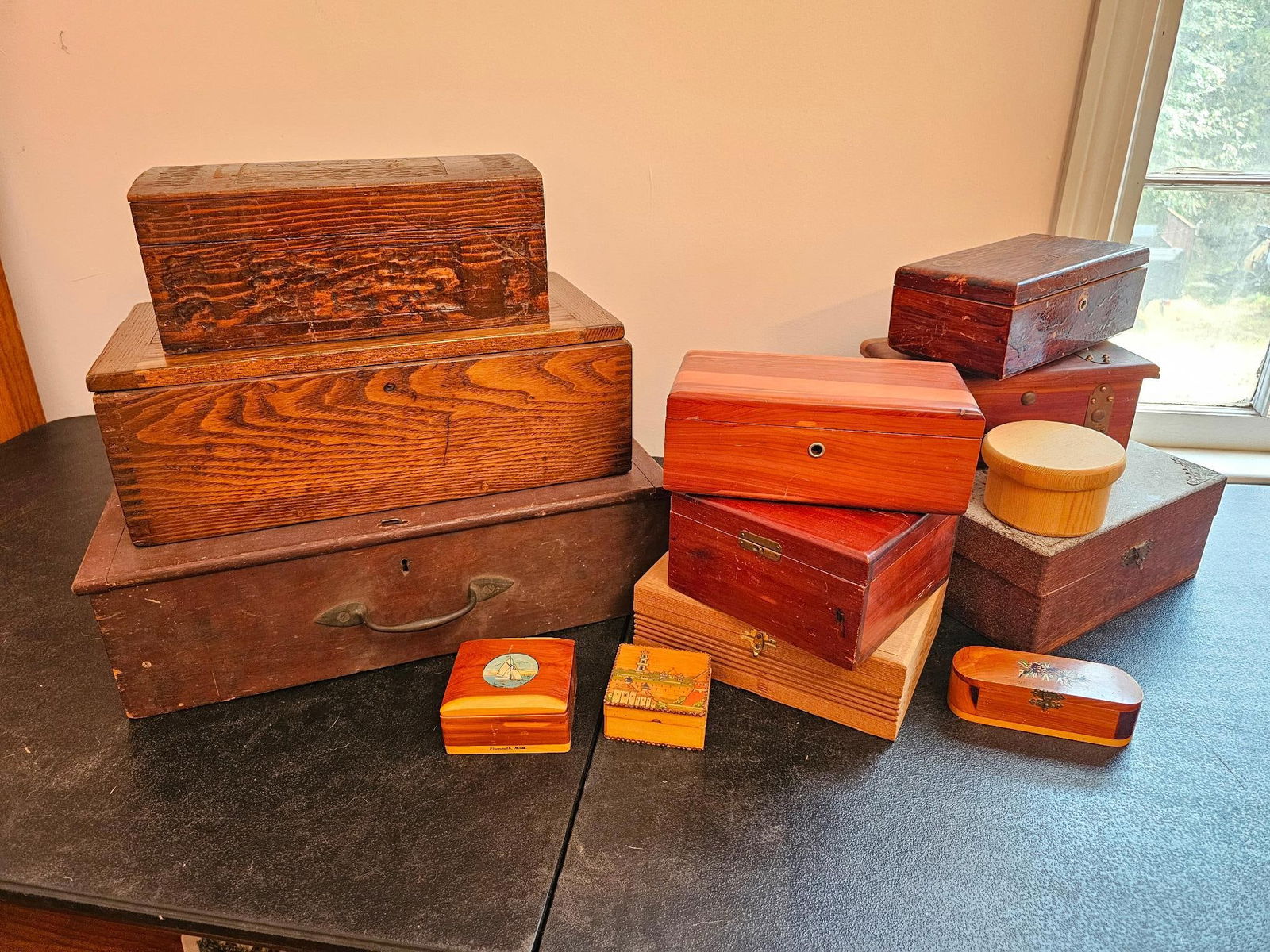 Assorted Vintage Wooden Boxes (1 of 19)