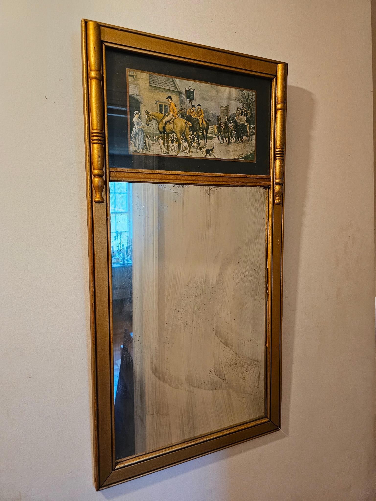 Antique Wall Mirror with Gilt Frame (1 of 5)