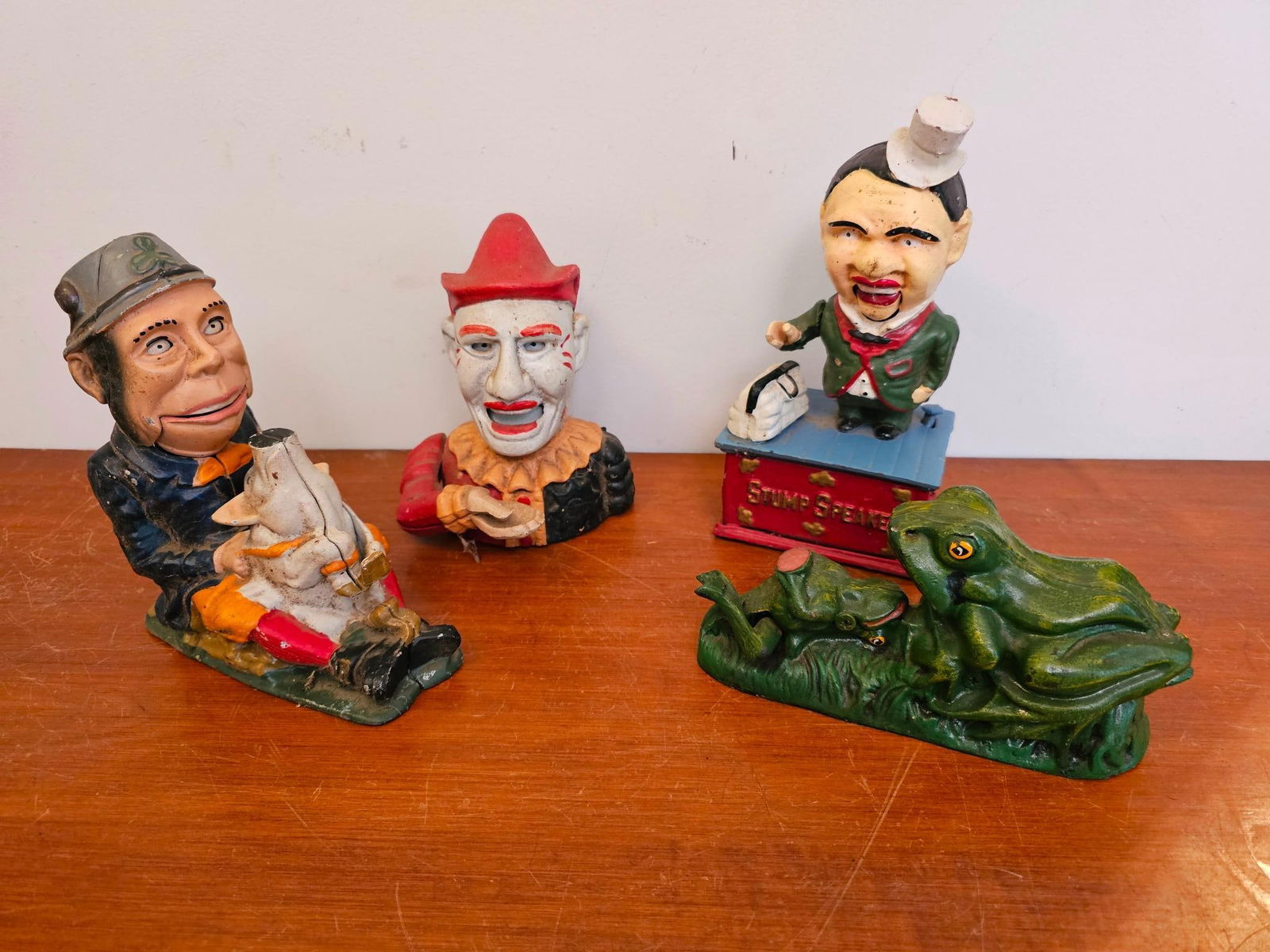 Lot of Cast Iron Mechanical Banks (1 of 13)