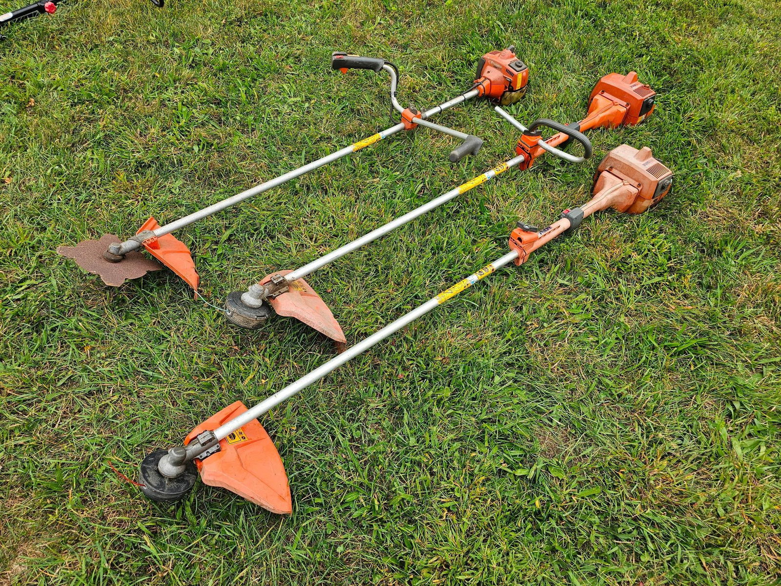 Lot of 3 Husqvarna Gas Trimmers / Weed Wacker's (1 of 9)