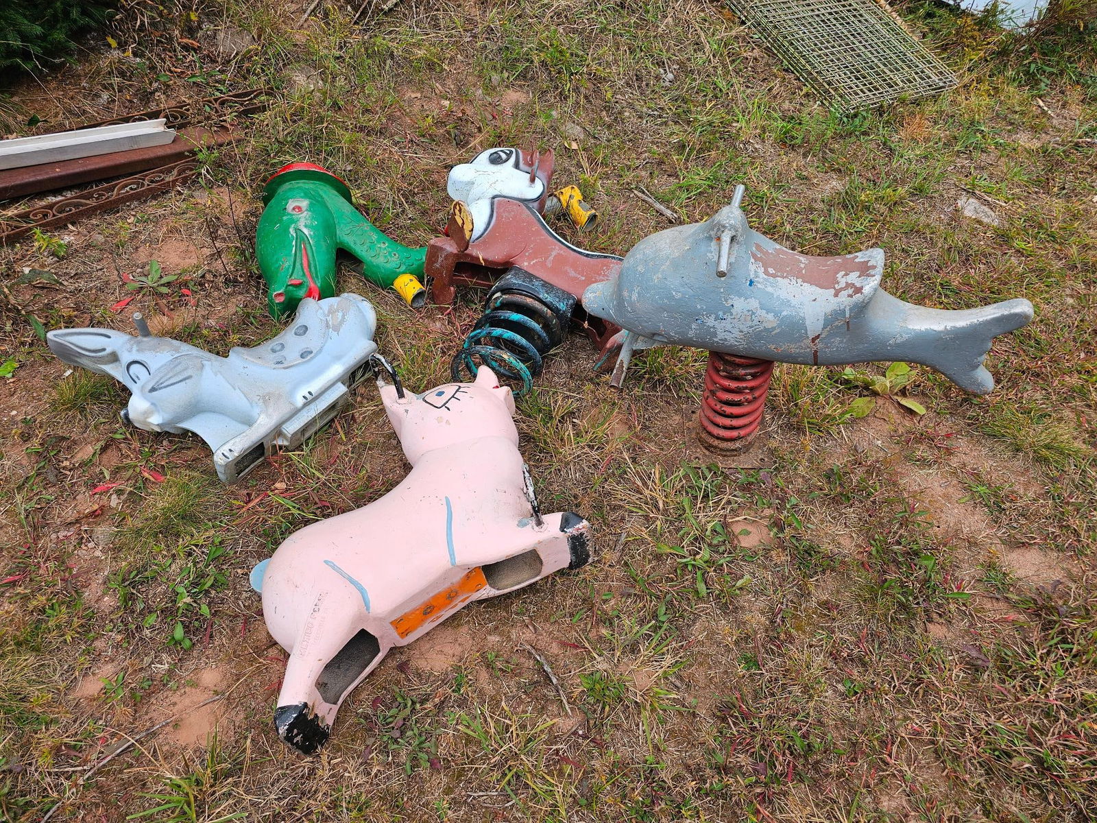 Lot of Playground Ride-On Spring Animals (1 of 20)