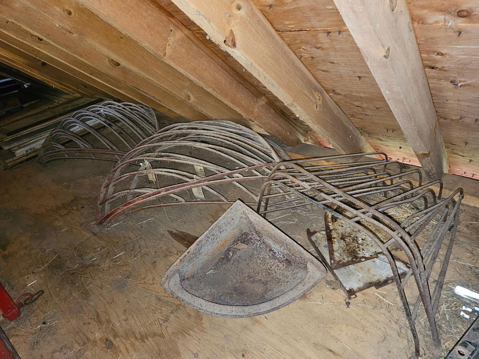 Lot of Antique Horse Stable Hay Feeders (1 of 18)