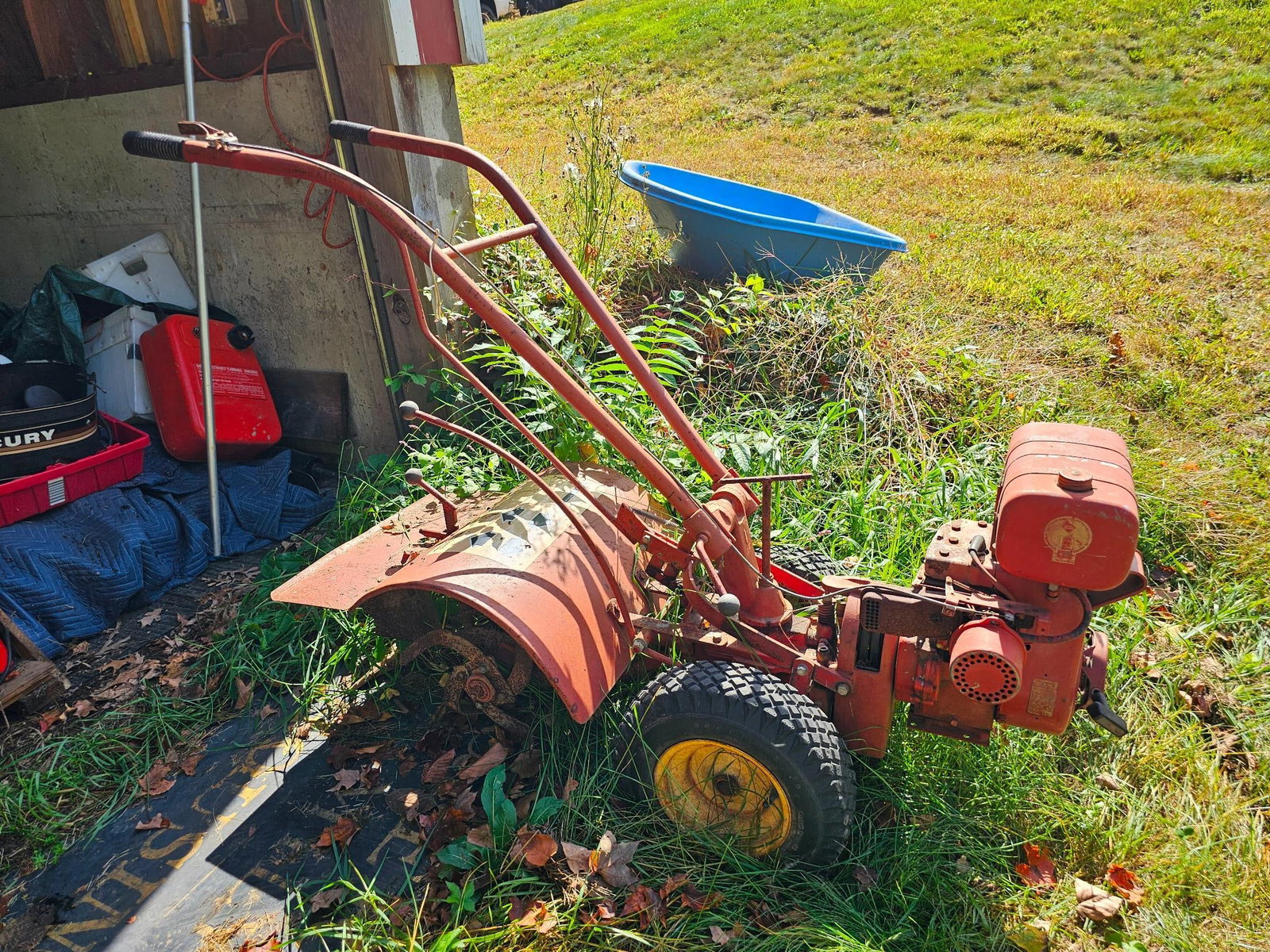 1950s Troy Built Antique Rototiller (1 of 8)