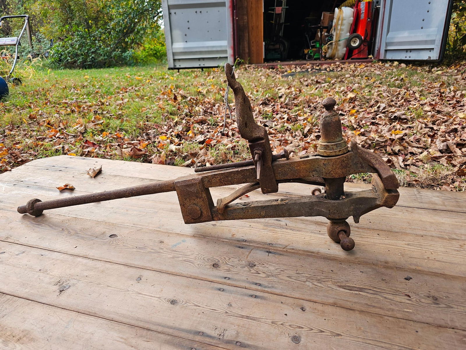 Antique Cast Iron Blacksmith Vise - #3 (1 of 14)