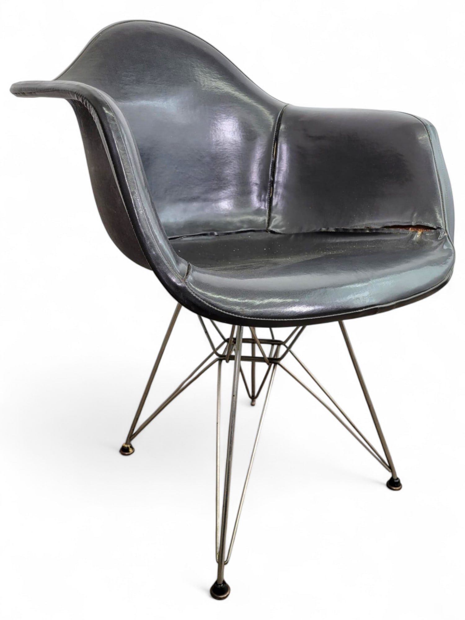 Eames DAR Upholstered Shell Armchair Eiffel Base (1 of 20)