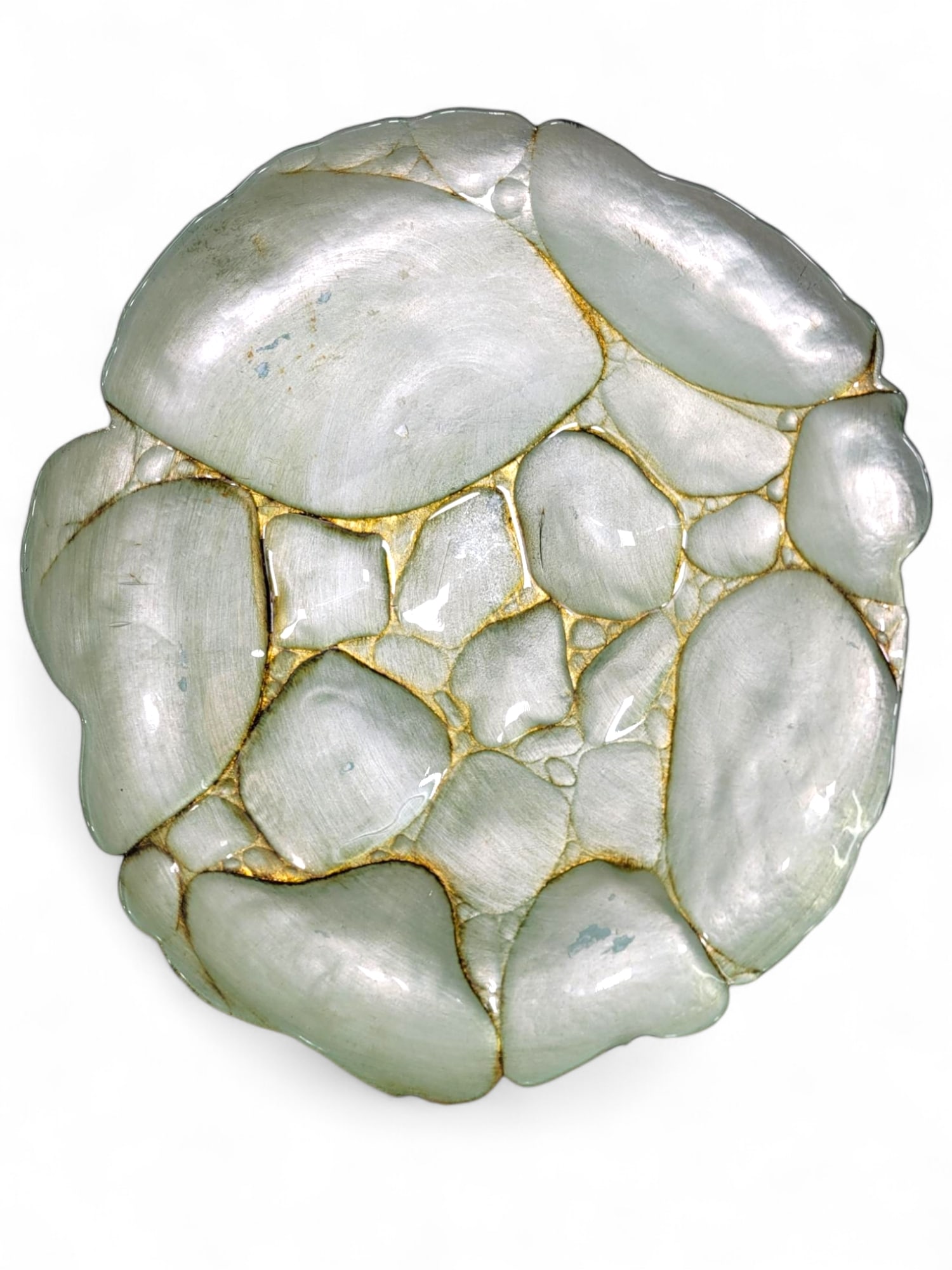 Kintsugi-Inspired Decorative Centerpiece Plate (1 of 11)