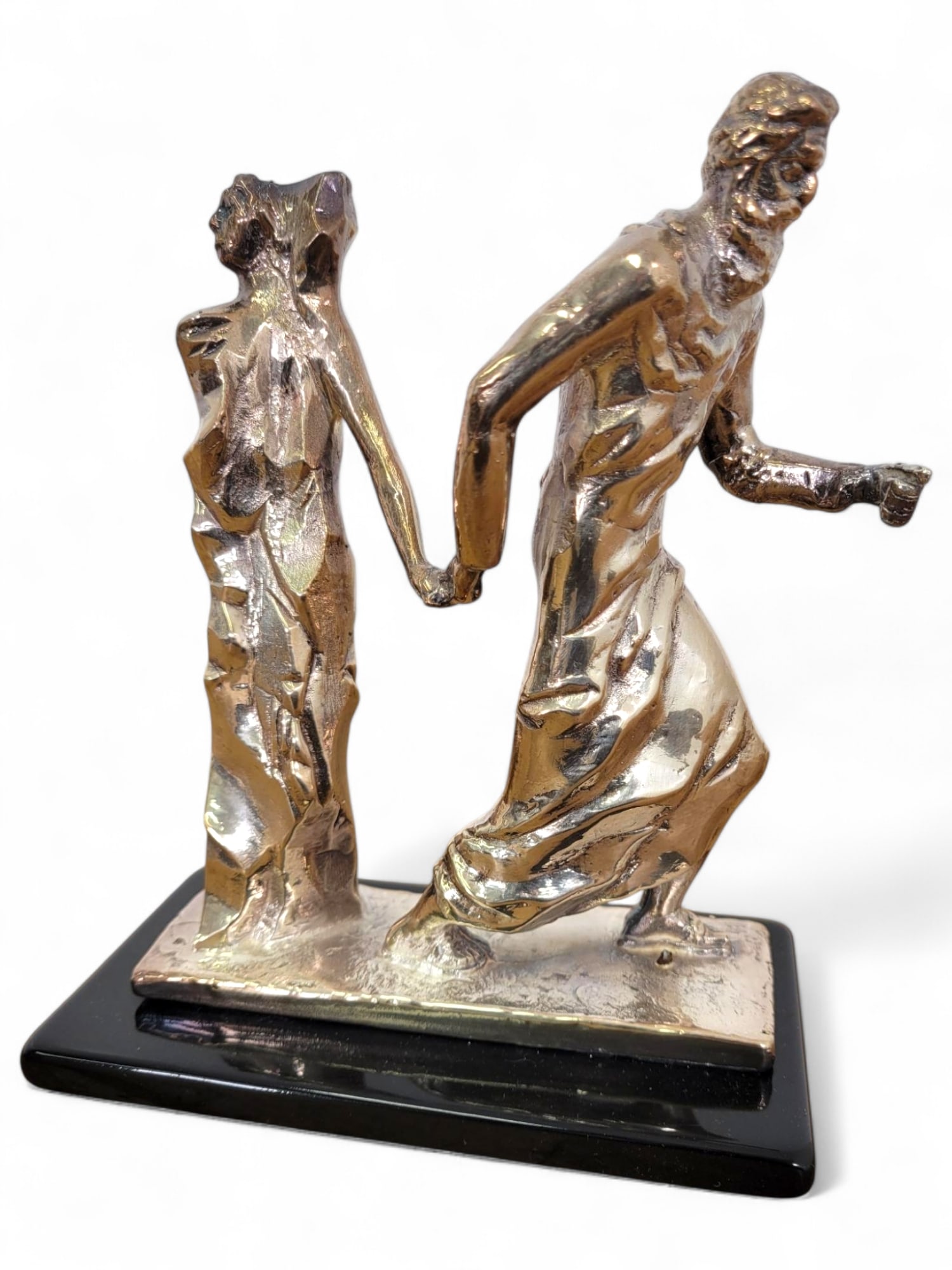 Modernist Sterling Silver Couple Sculpture (1 of 6)