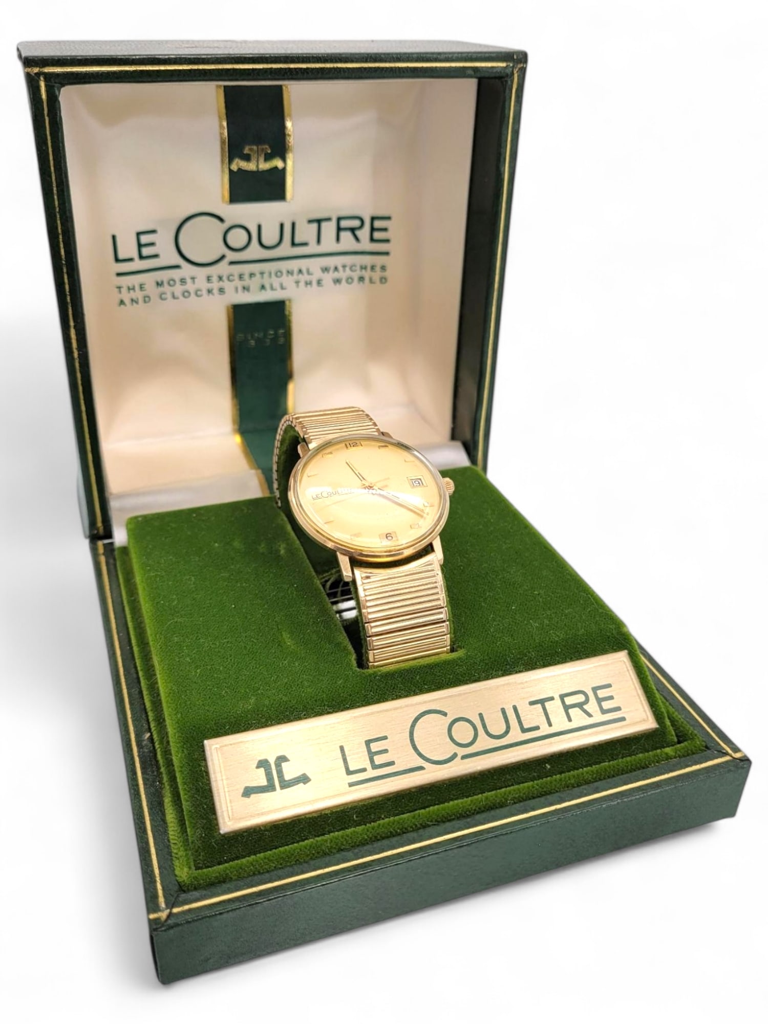1960s LeCoultre Gold-Filled Wristwatch with Box (1 of 9)