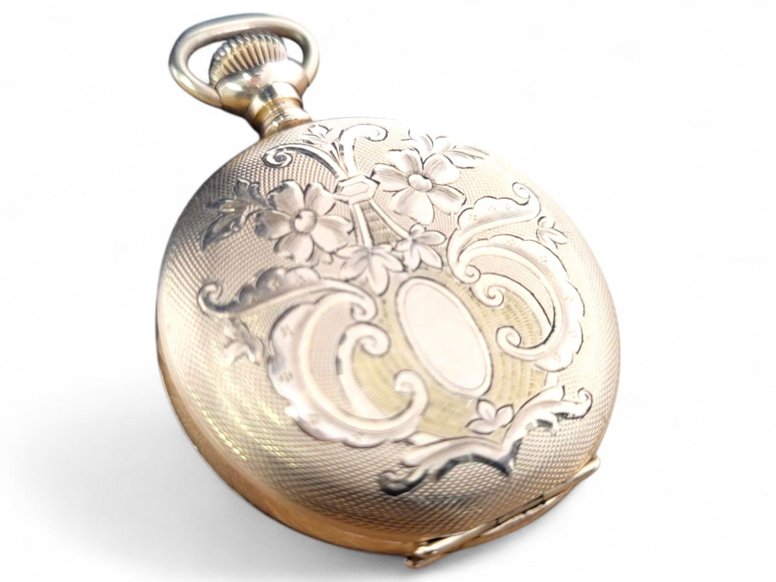 Engraved Elgin Gold-Plated Pocket Watch (1 of 12)