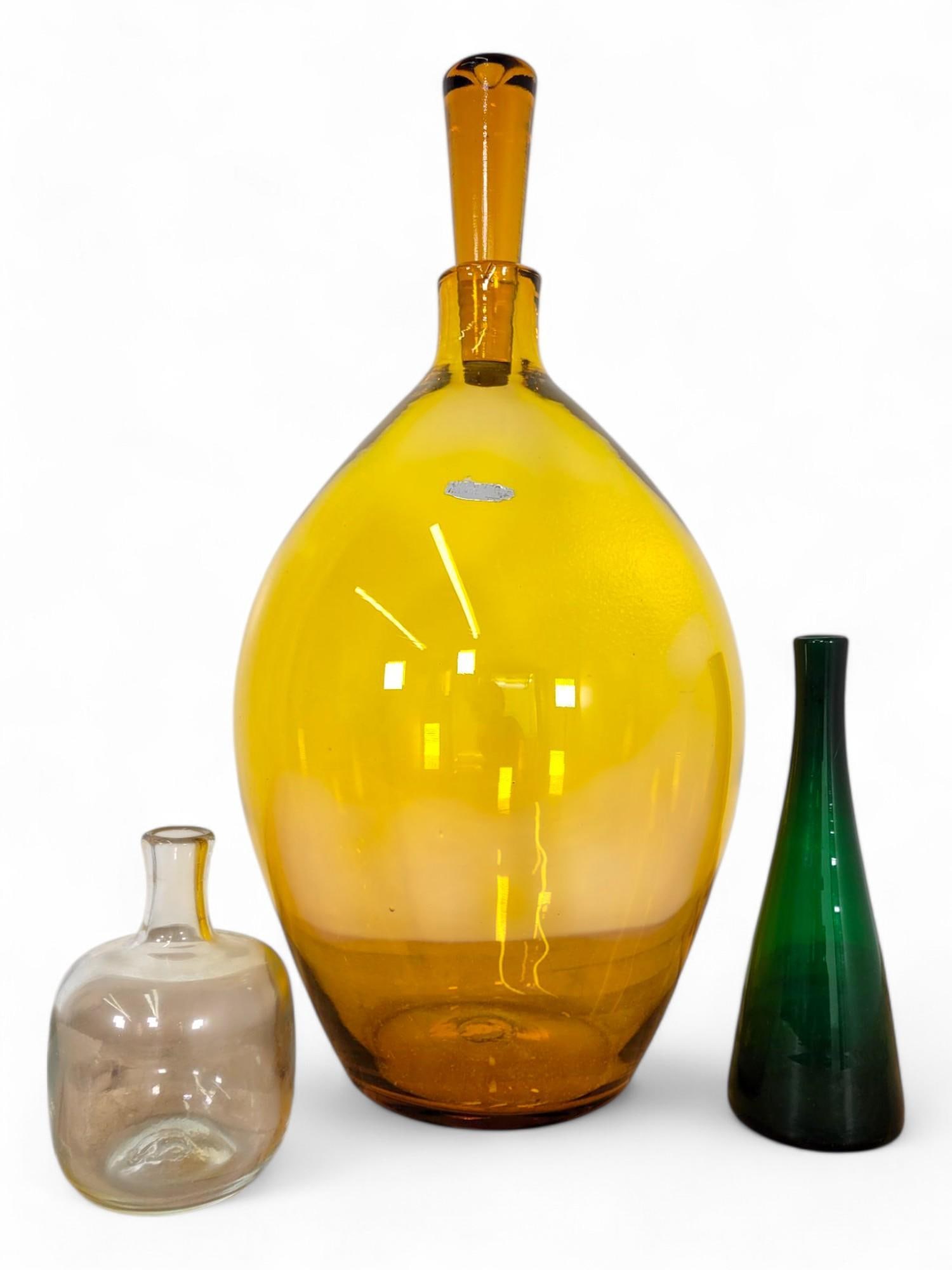 3pc Lot of Vintage Blenko Glass (1 of 19)