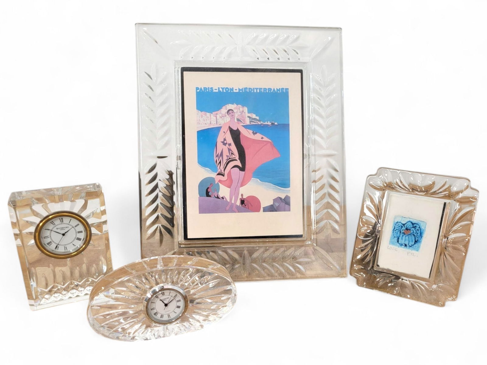 Lot of Waterford Crystal Clocks & Frames (1 of 15)