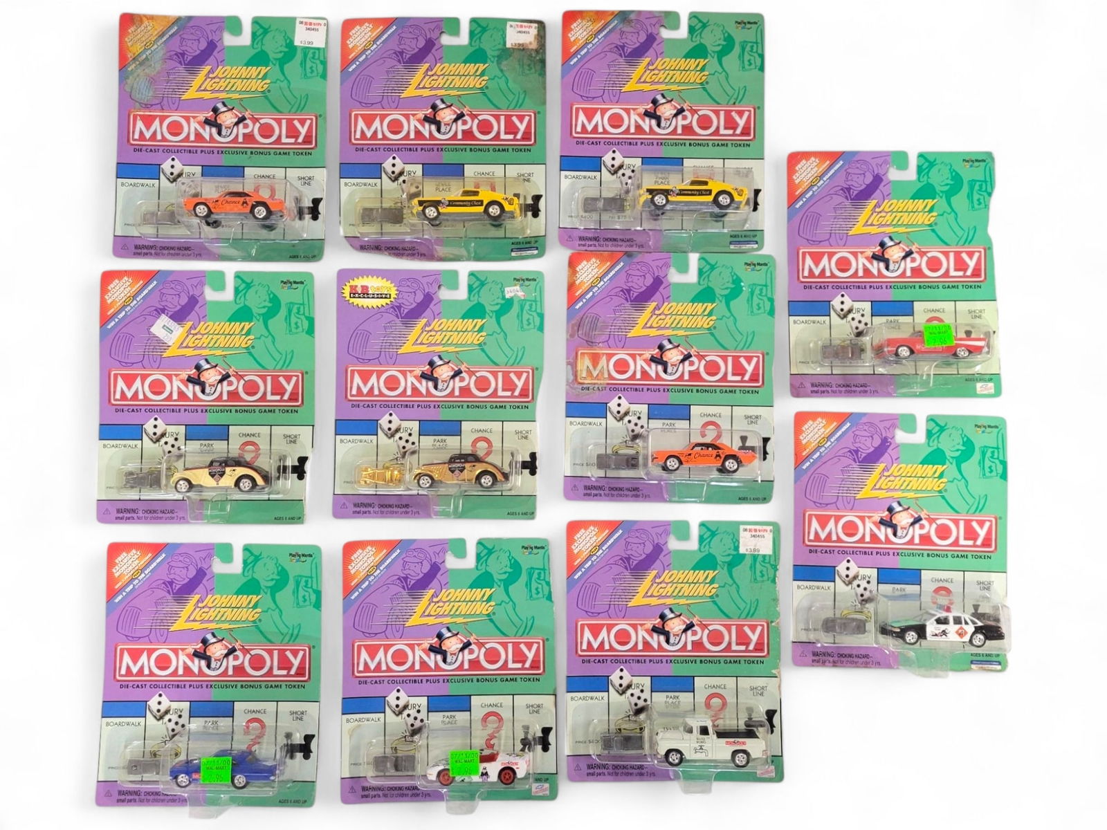 11pc. Johnny Lightning Monopoly Toy Cars (1 of 15)