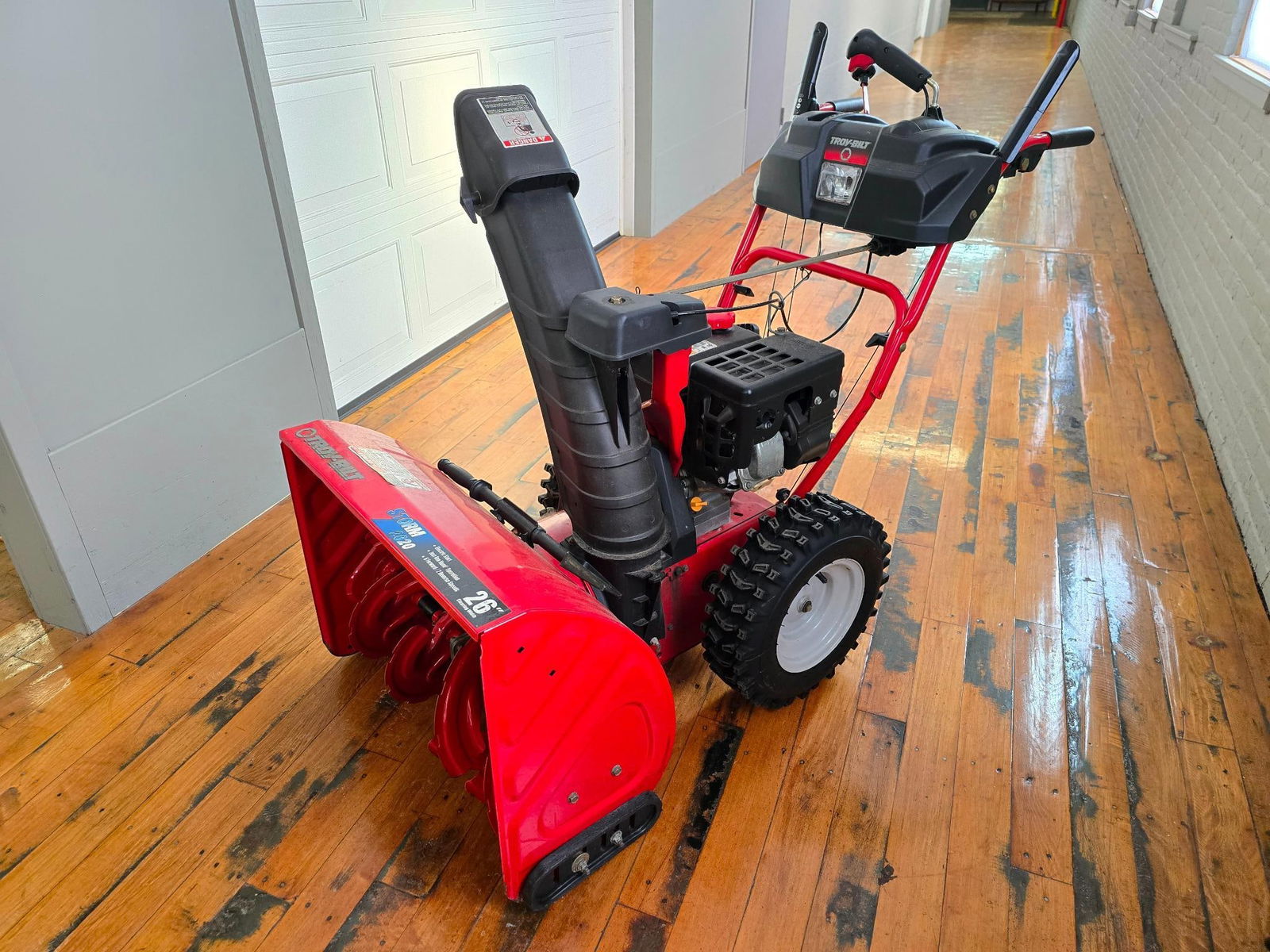 Troy-Bilt Storm 2620 Snow Blower: The snowblower is in very good lightly used condition, always stored indoors and cleaned after use. Fully functional and tested, though it could benefit from some fresh gas and cleaning from being in