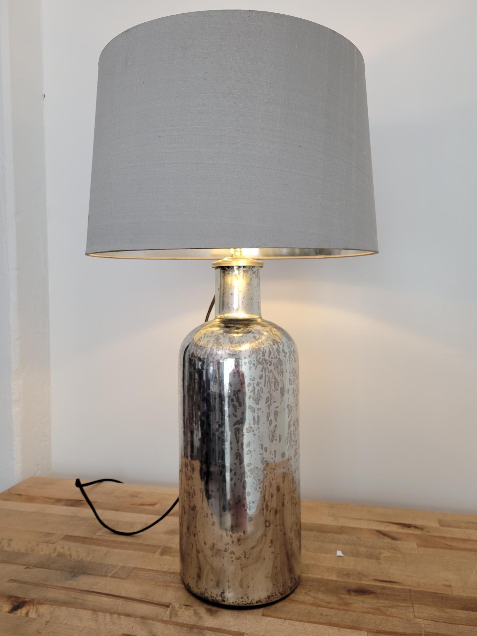 Restoration Hardware "Antique Mercury Glass" Table Lamp (1 of 9)