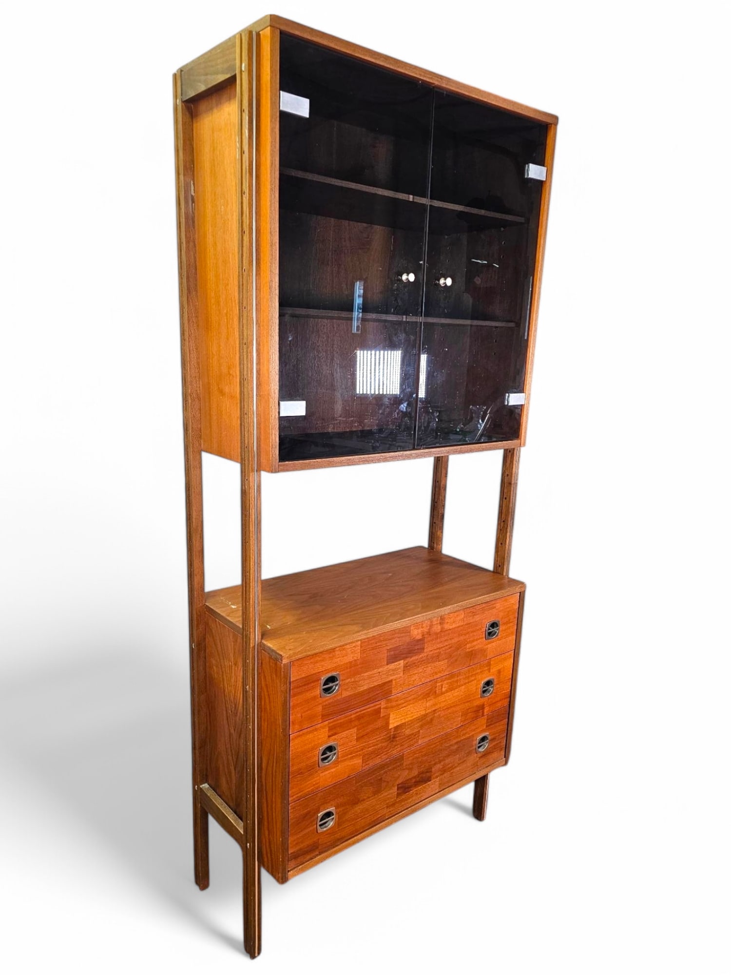 1970s Mid-Century Teak Freestanding Modular Shelving Unit (1 of 20)