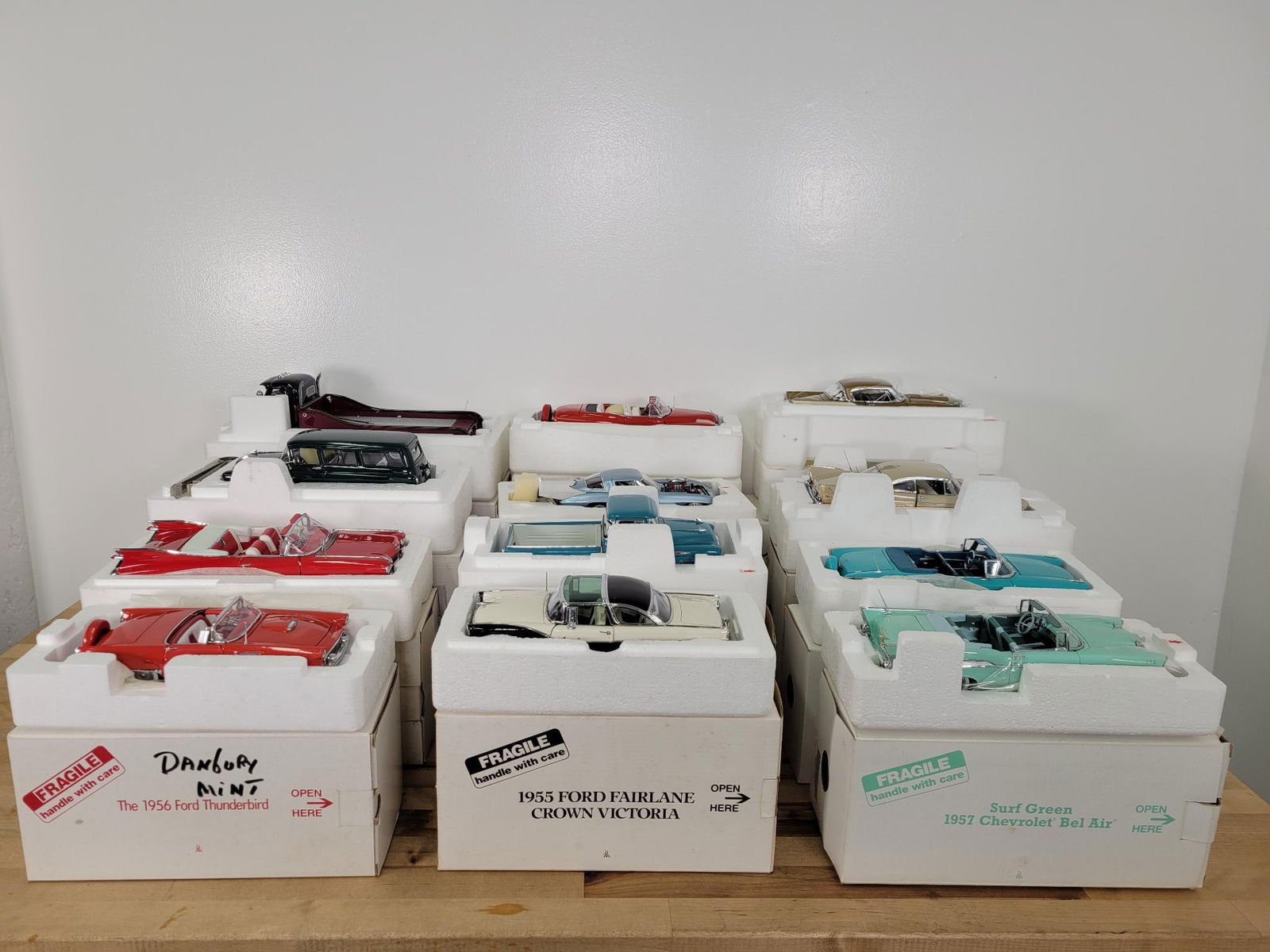 Lot of 12 New in Box Classic Pickup Trucks of the 1950s by Danbury Mint (1 of 15)