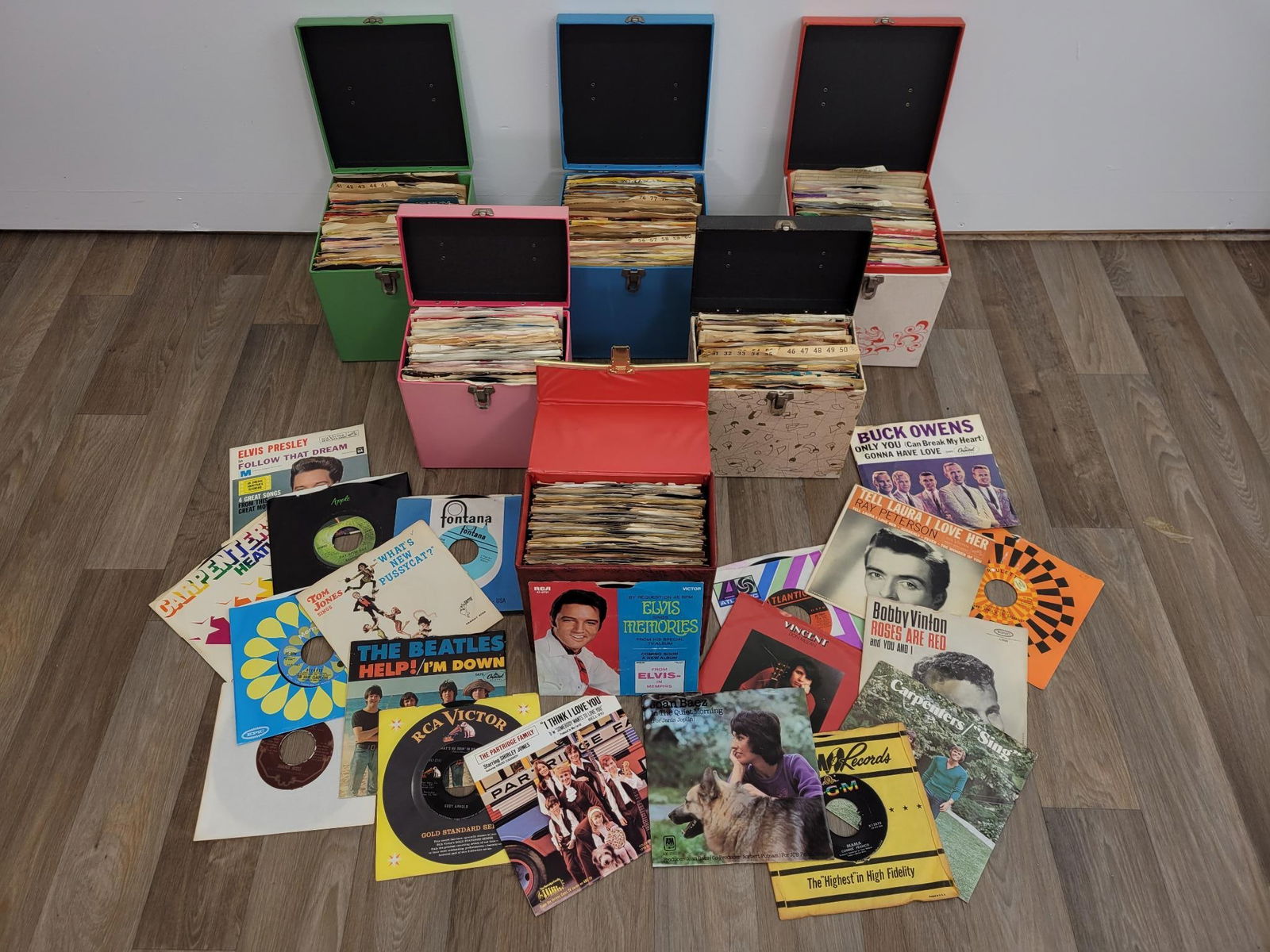 Collection of Assorted 45 rpm Records - 6 Bulk Cases - Lot 4 (1 of 20)