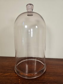 18" Antique Apothecary Bell Jar Glass Dome
