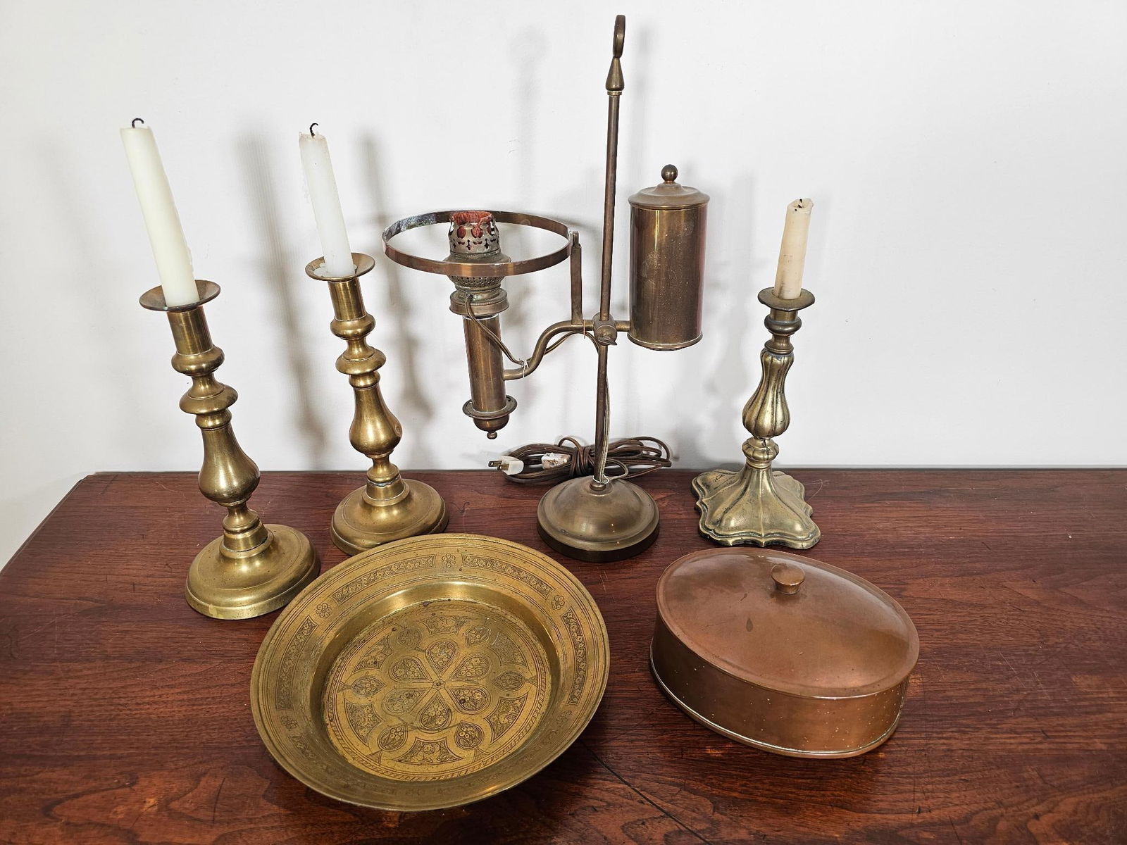 Estate Found Brass Antiques Grouping (1 of 16)