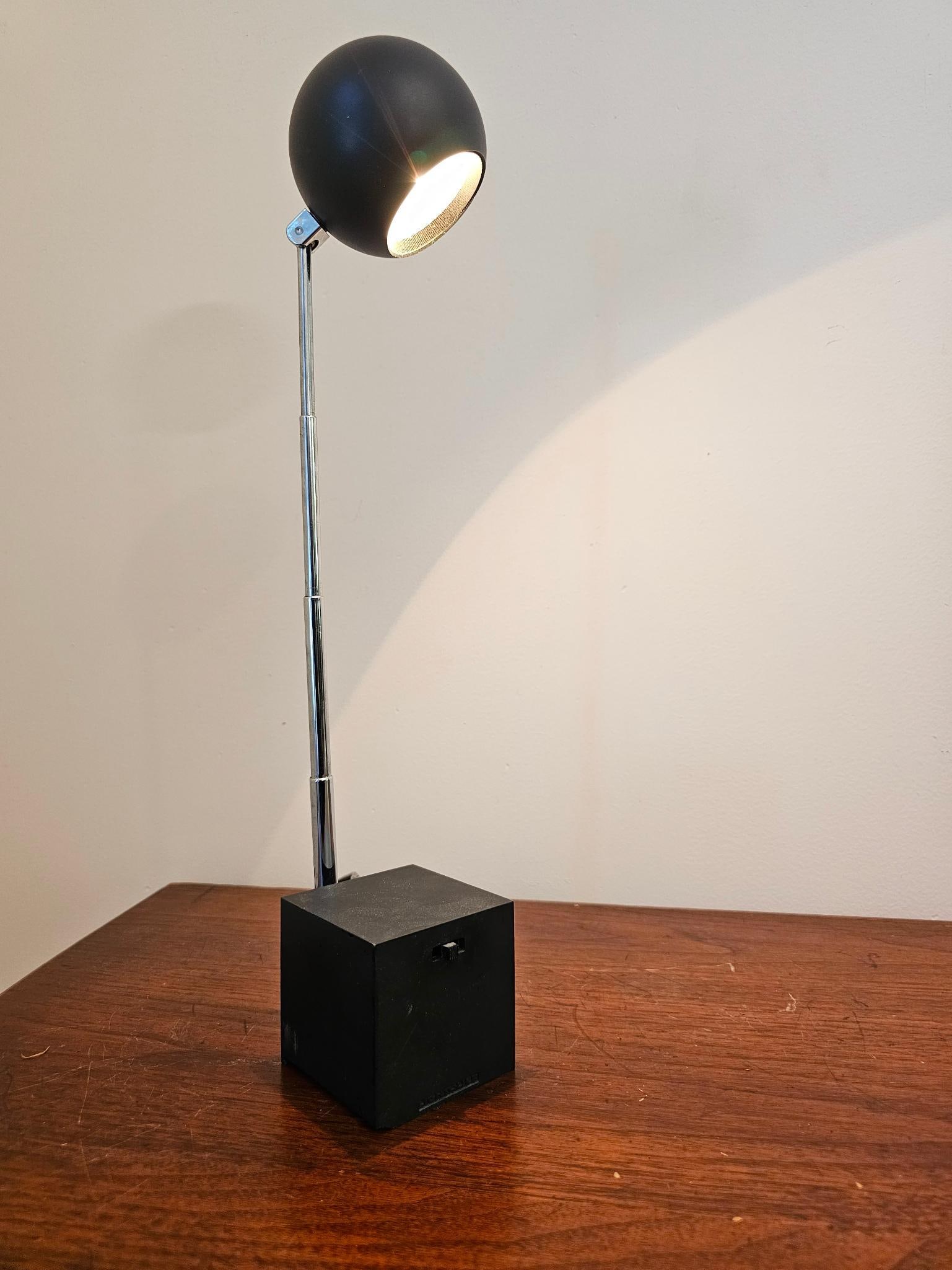 Vtg Mid-Century Michael Lax Lytegem Eyeball Task Lamp (1 of 14)